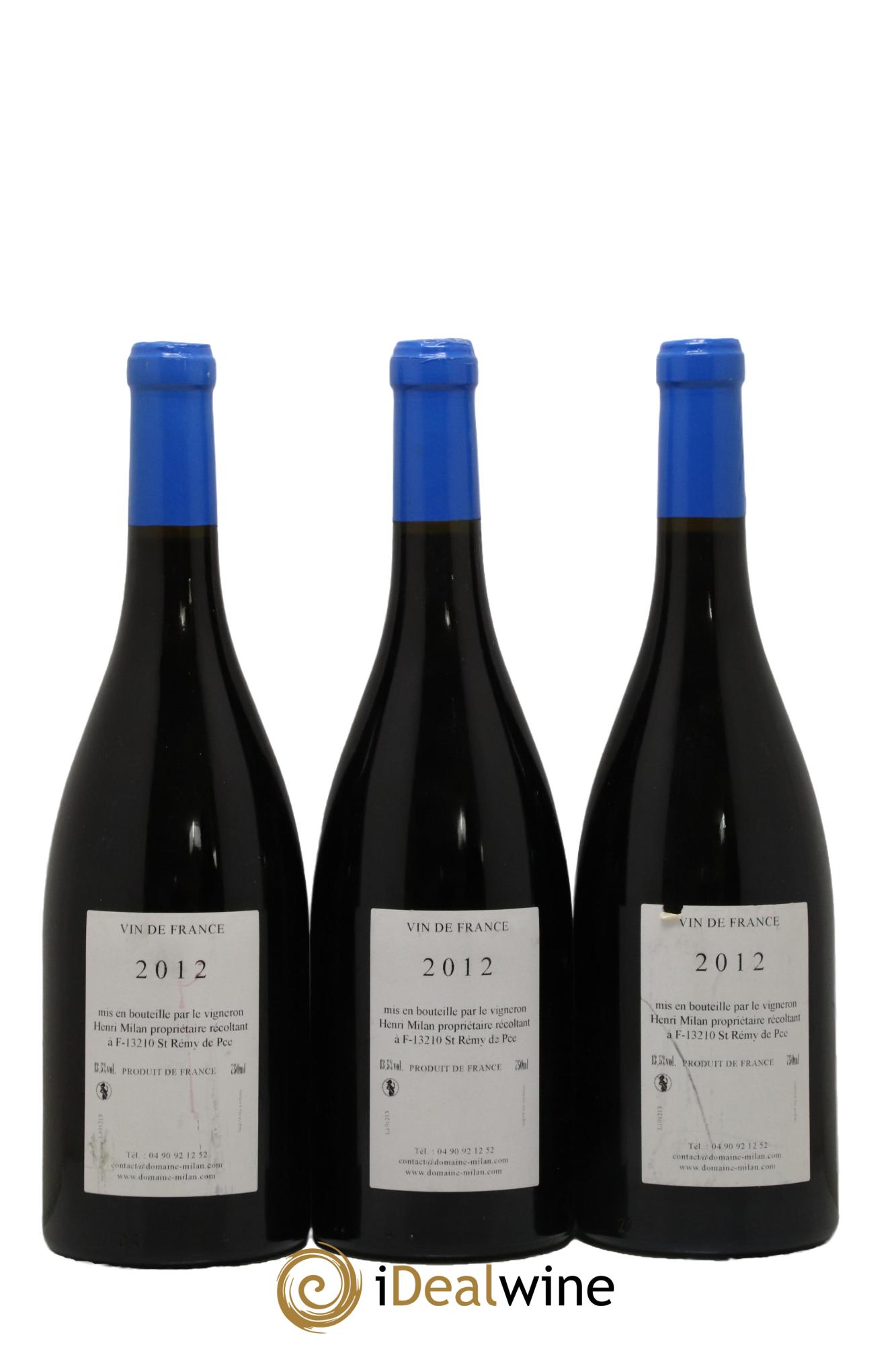 Vin de France Le Jardin Henri Milan  2012 - Lotto di 3 bottiglie - 1
