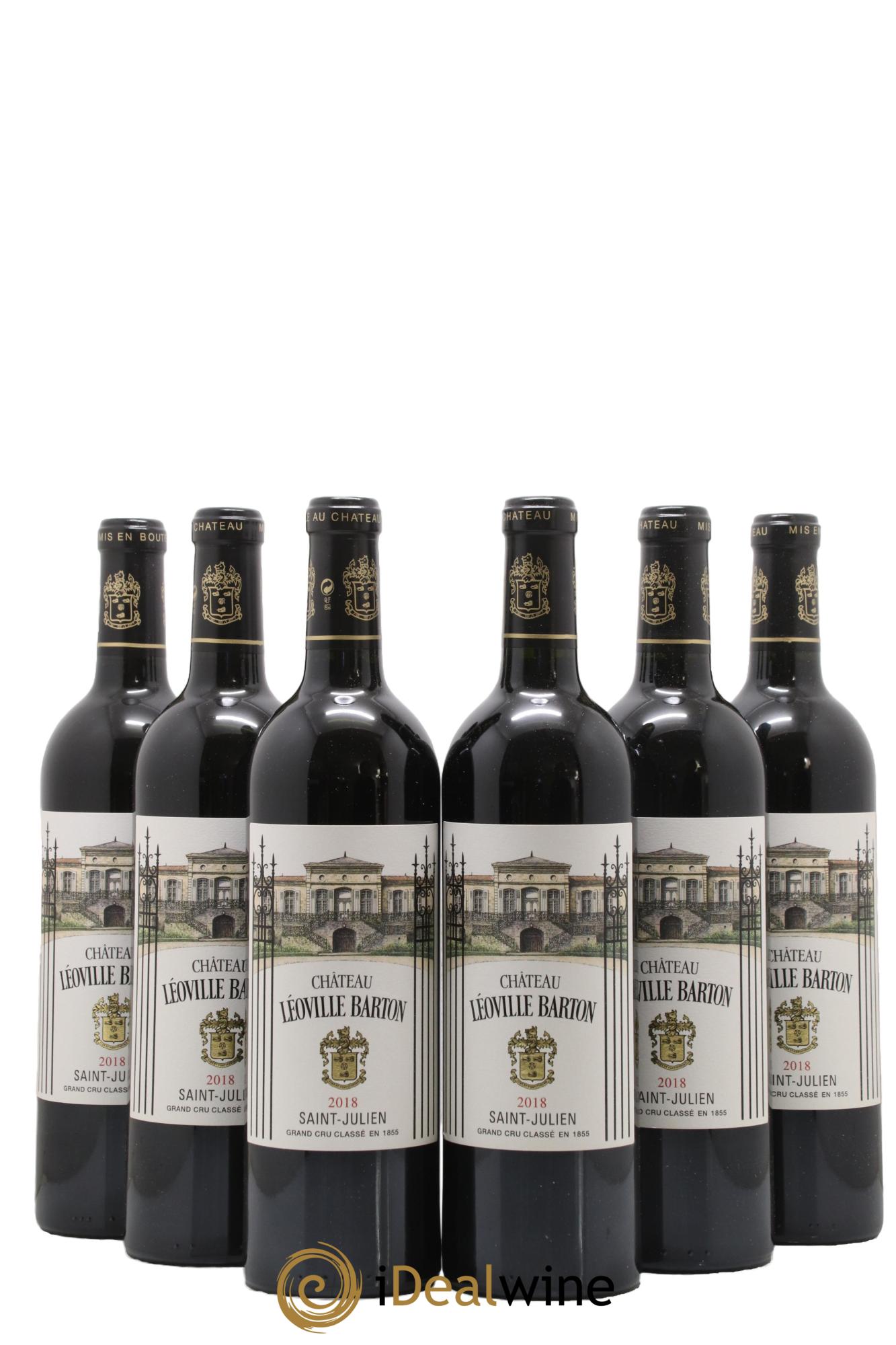 Château Léoville Barton 2ème Grand Cru Classé 2018 - Lotto di 6 bottiglie - 0
