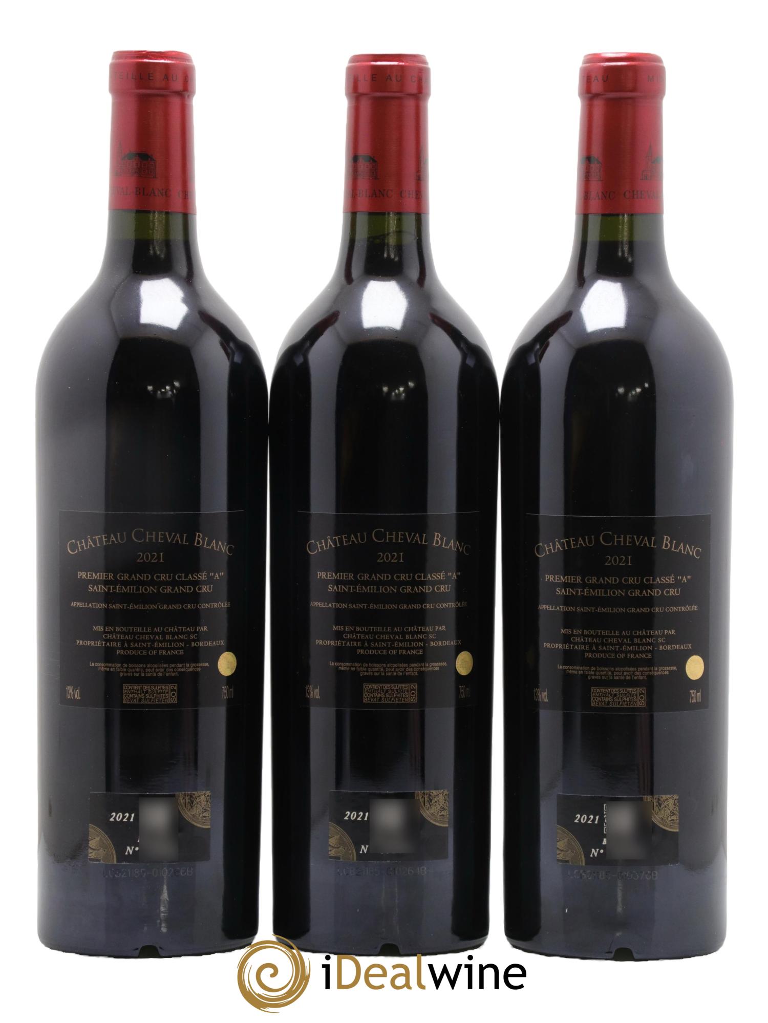 Château Cheval Blanc 1er Grand Cru Classé A 2021 - Lot de 6 bouteilles - 2