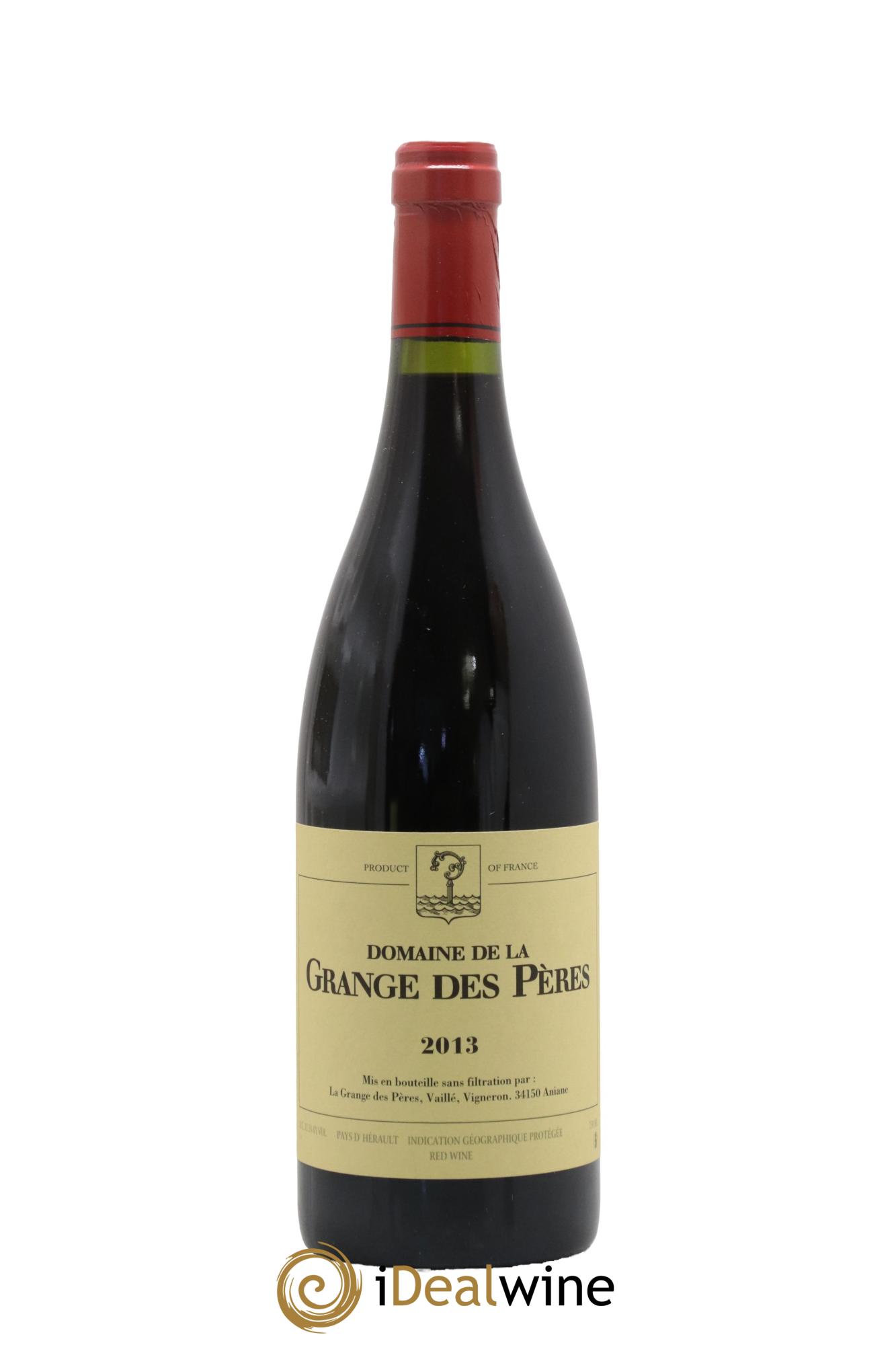 IGP Pays d'Hérault Grange des Pères Laurent Vaillé 2013 - Posten von 1 Flasche - 0