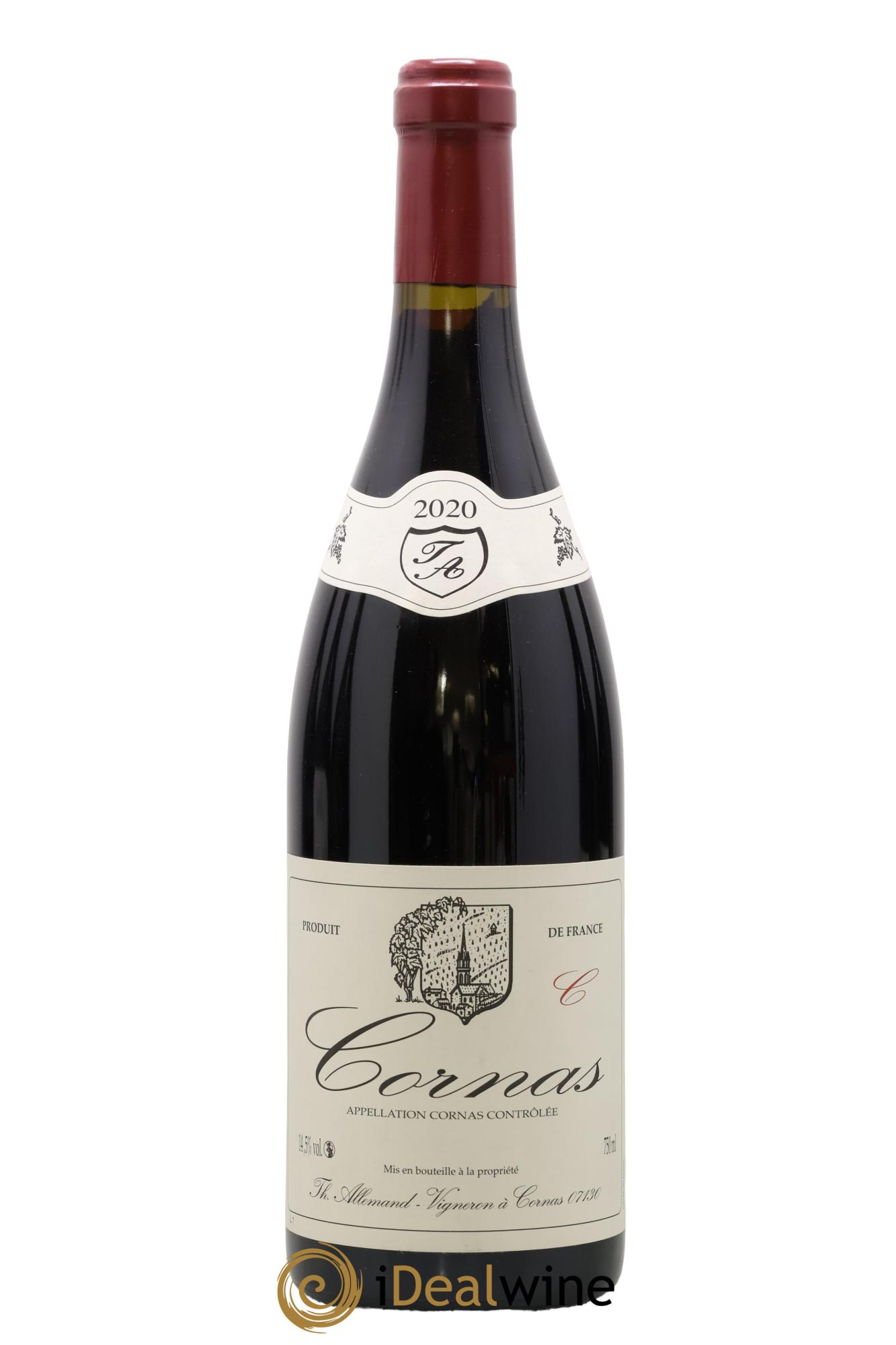 Cornas Chaillot Thierry Allemand 2020 - Lot of 1 bottle - 0