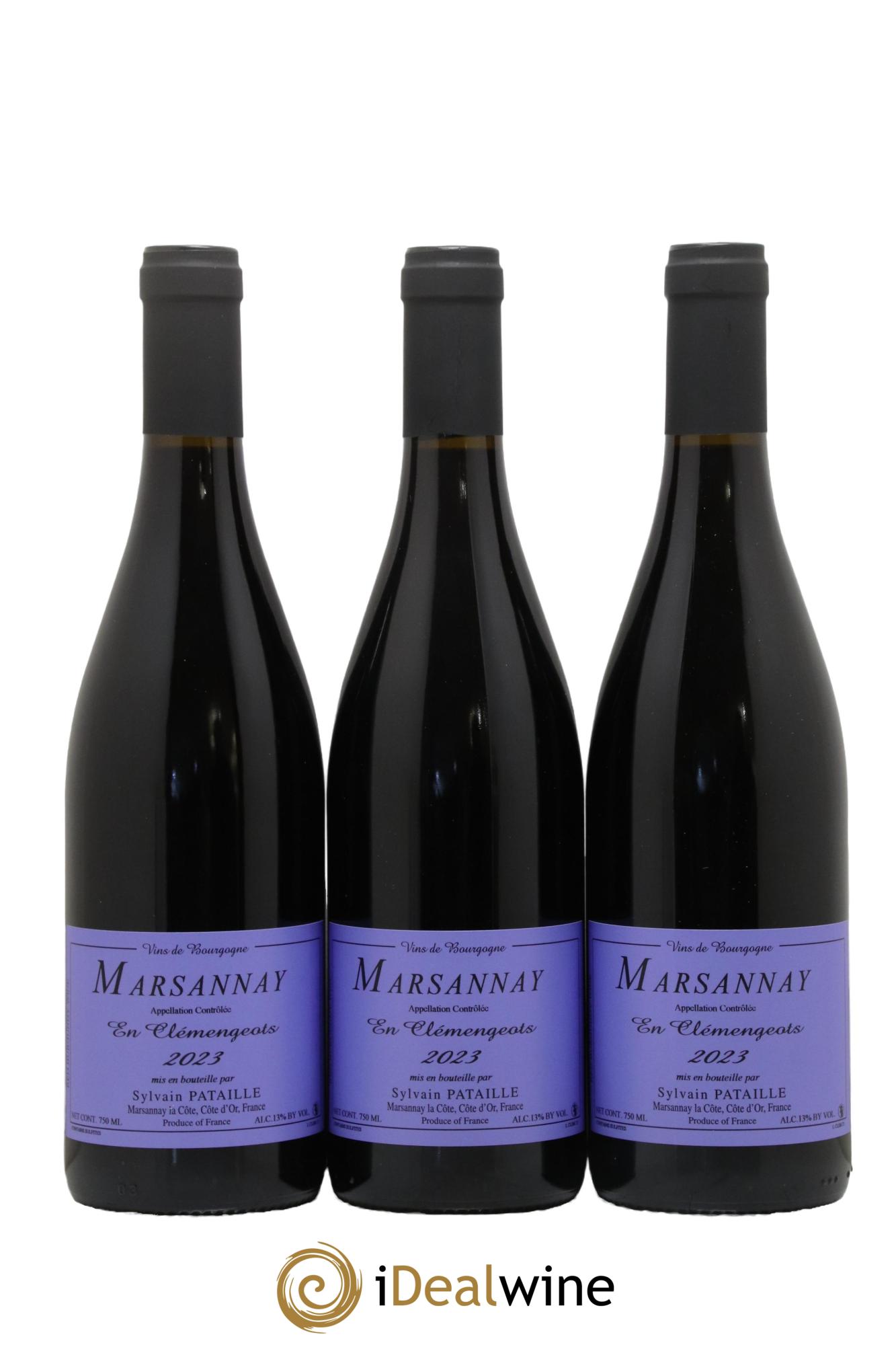 Marsannay En Clémengeots Sylvain Pataille (Domaine) 2023 - Lot de 3 bouteilles - 0