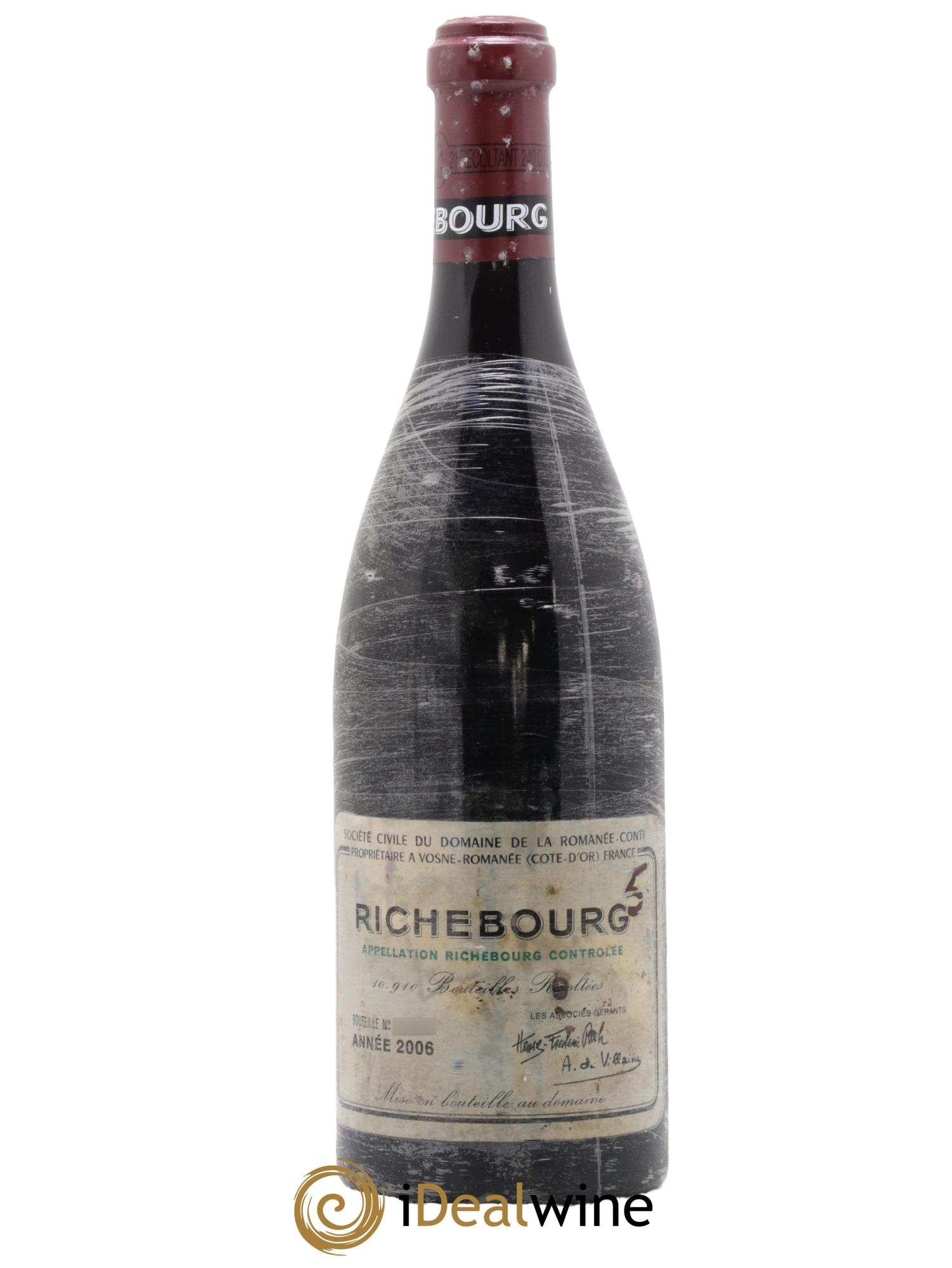 Richebourg Grand Cru Domaine de la Romanée-Conti 2006 - Lotto di 1 bottiglia - 0