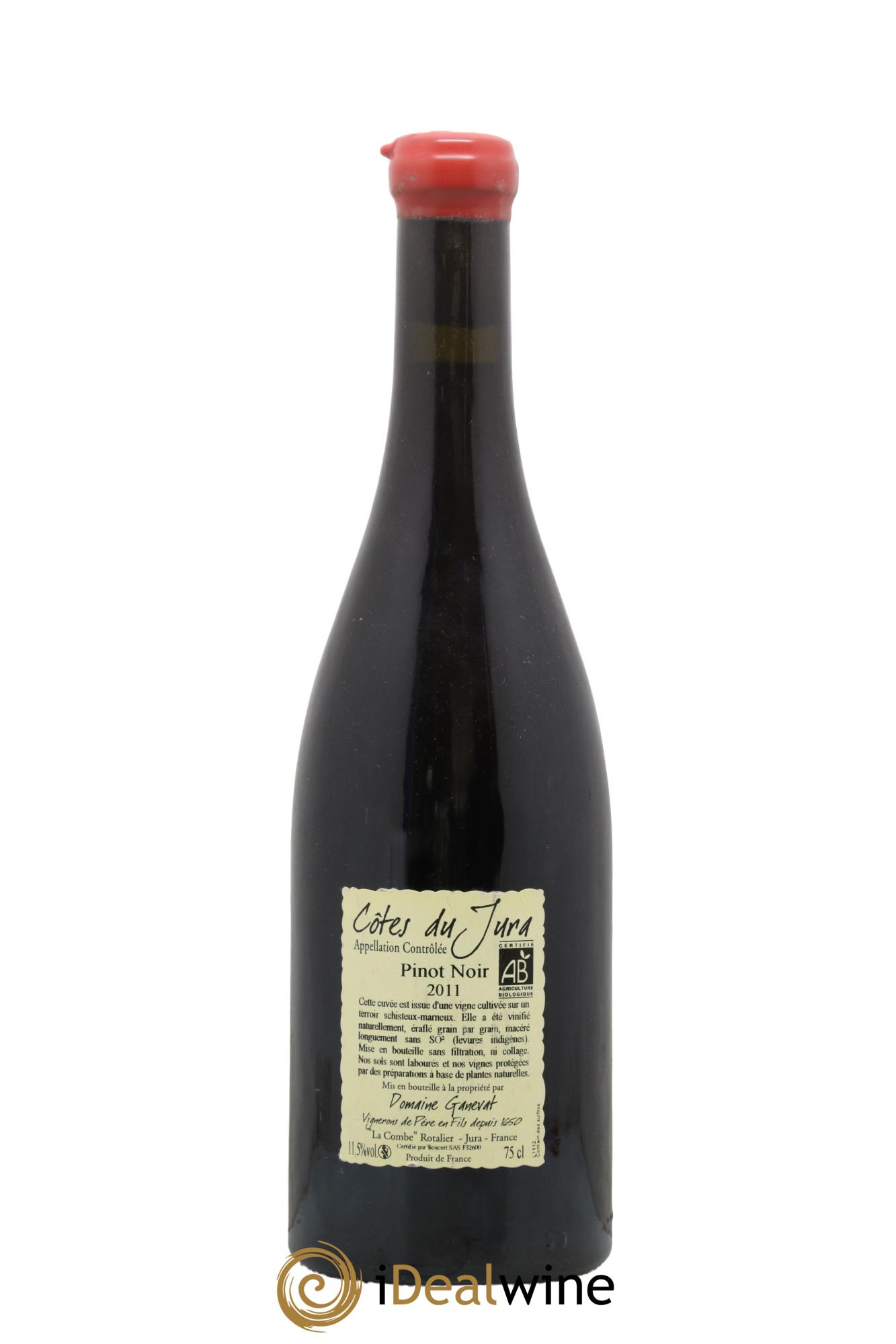 Côtes du Jura Pinot Noir En Billat Jean-François Ganevat (Domaine) 2011 - Lot de 1 bouteille - 1