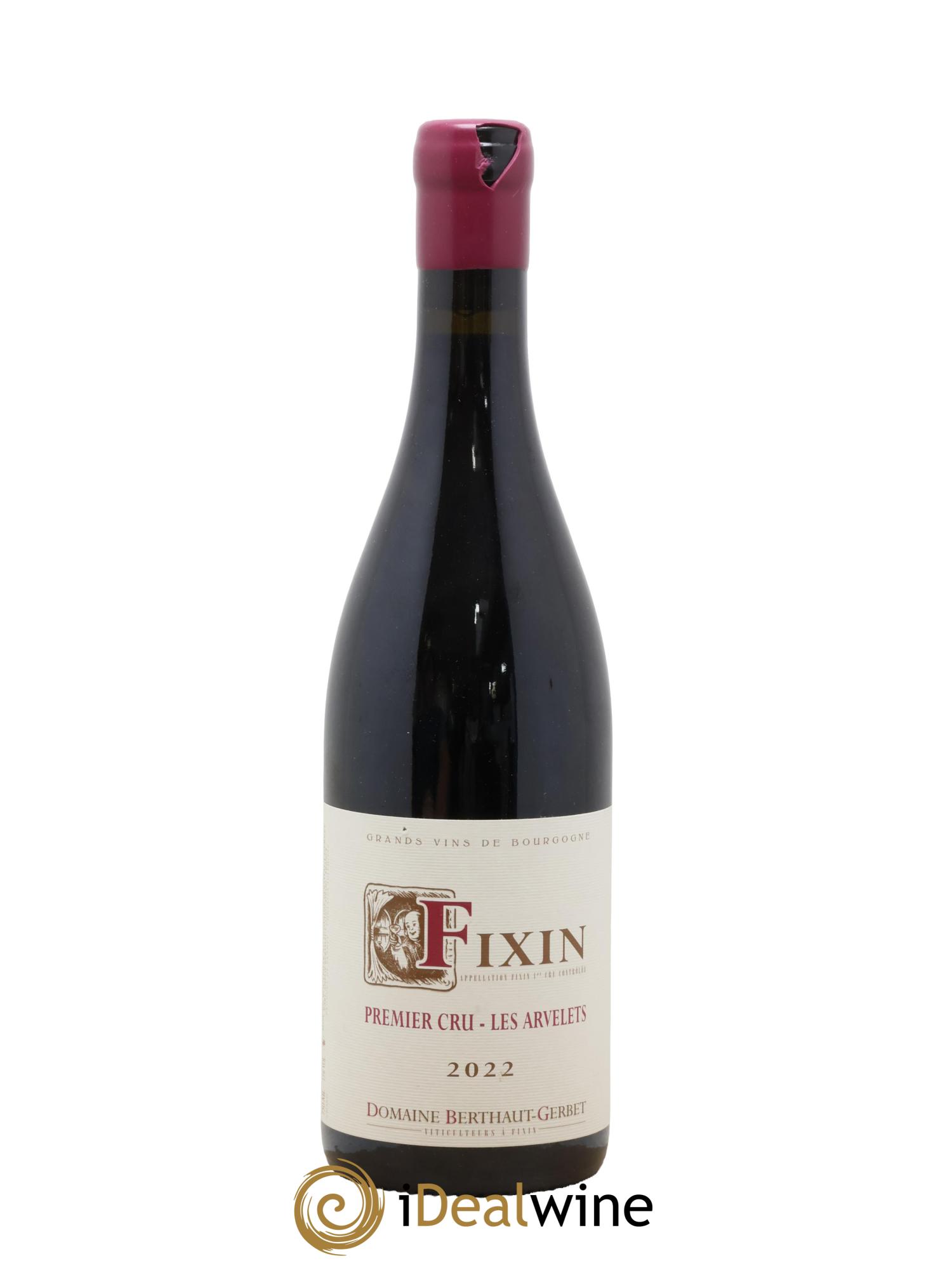 Fixin 1er Cru Les Arvelets Berthaut Gerbet (Domaine) 2022 - Lot de 1 bouteille - 0