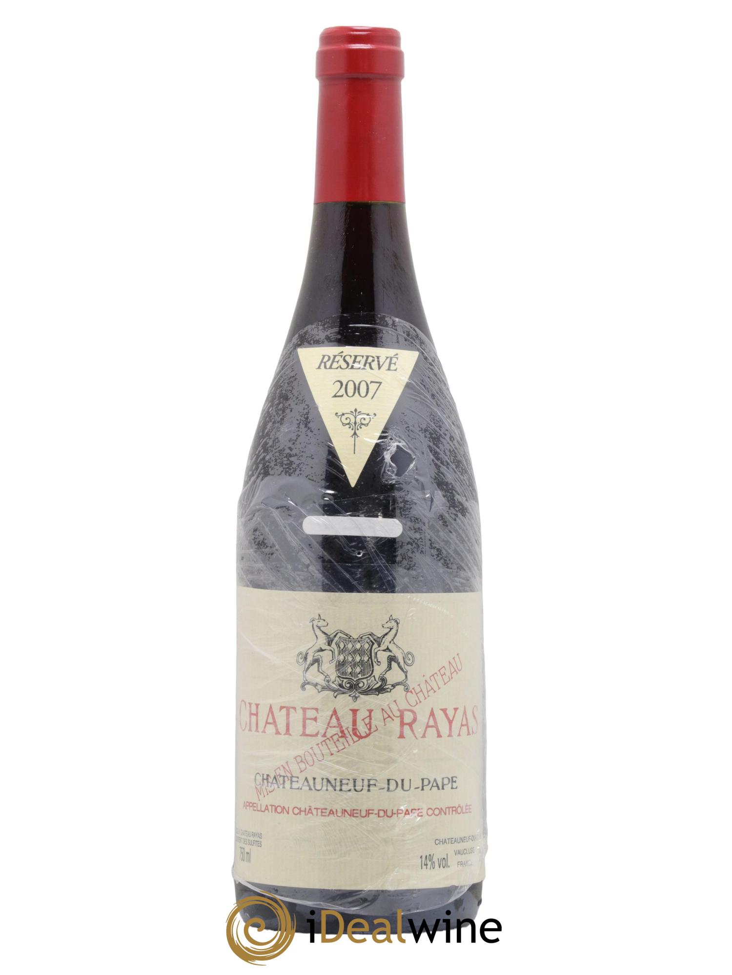 Châteauneuf-du-Pape Château Rayas Emmanuel Reynaud 2007 - Lot de 1 bouteille - 0