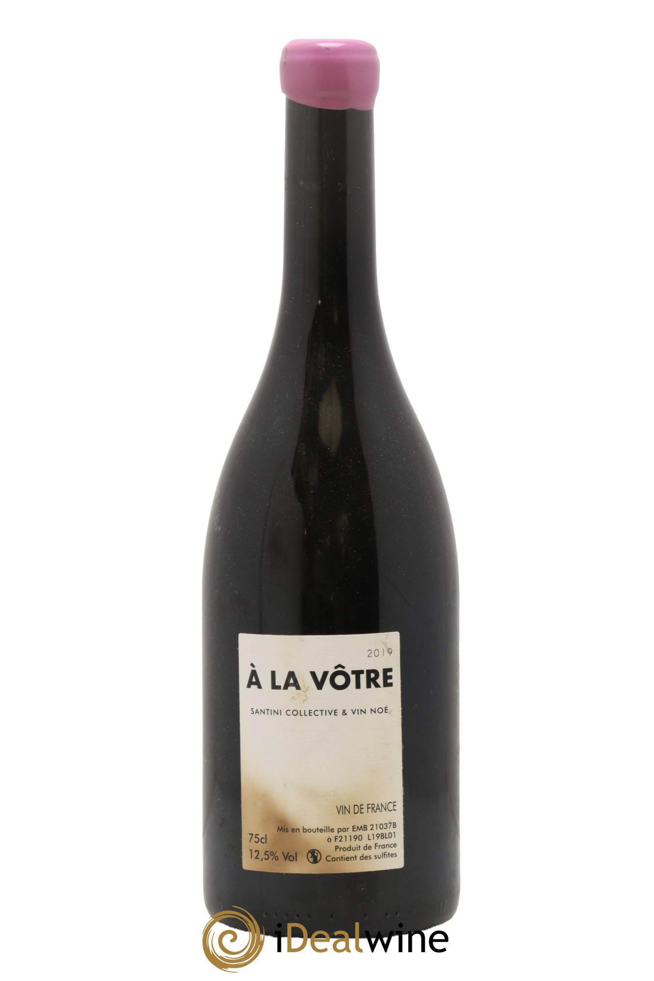 Vin de France A la vôtre Vin Noé 2019 - Lot de 1 bouteille - 1