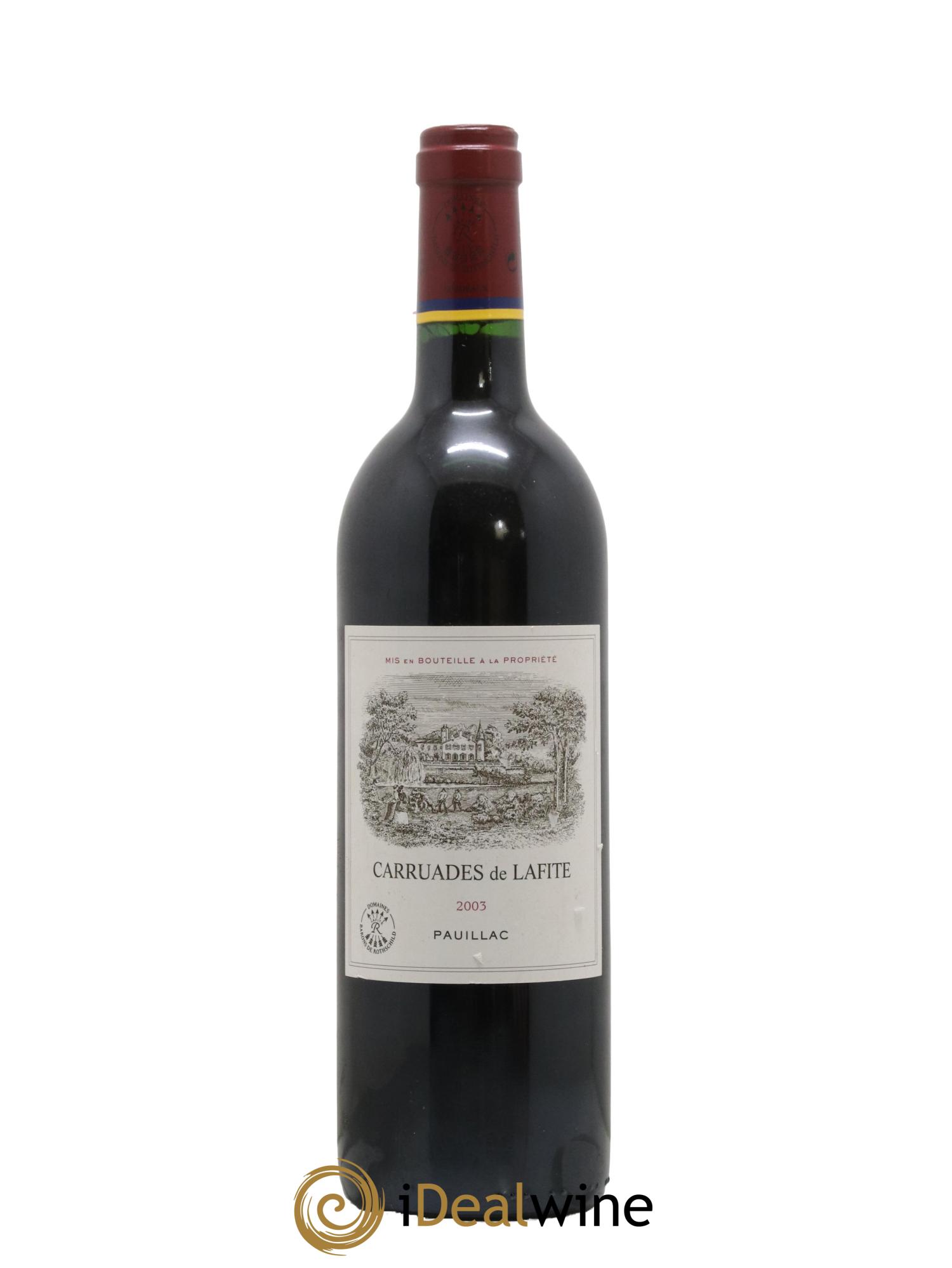 Carruades de Lafite Rothschild Second Vin 2003 - Posten von 1 Flasche - 0