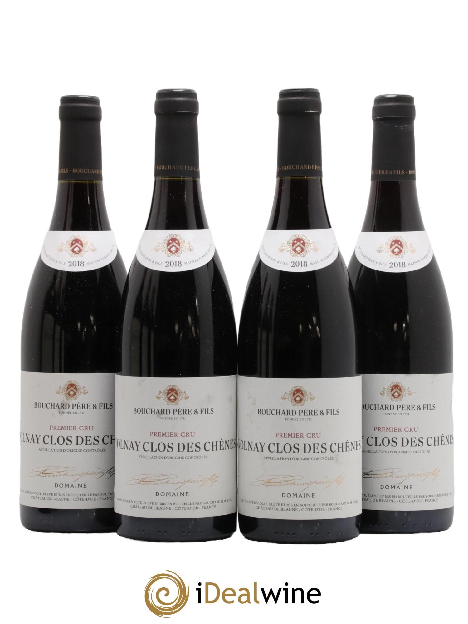Volnay 1er Cru Clos des Chênes Bouchard Père & Fils 2018 - Lot de 4 bouteilles - 0