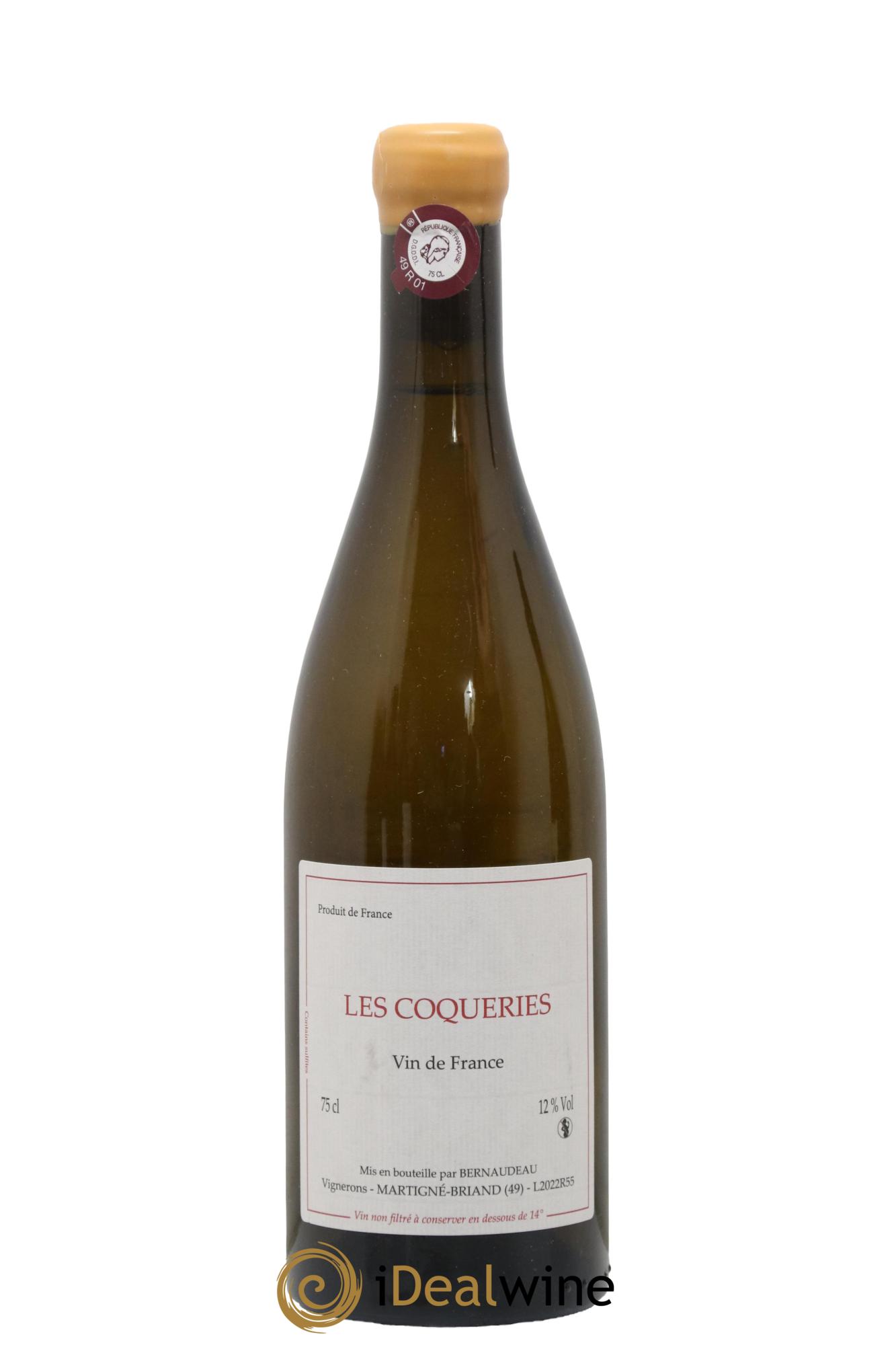 Vin de France Les Coqueries Stéphane Bernaudeau (Domaine) 2022 - Lot de 1 bouteille - 0