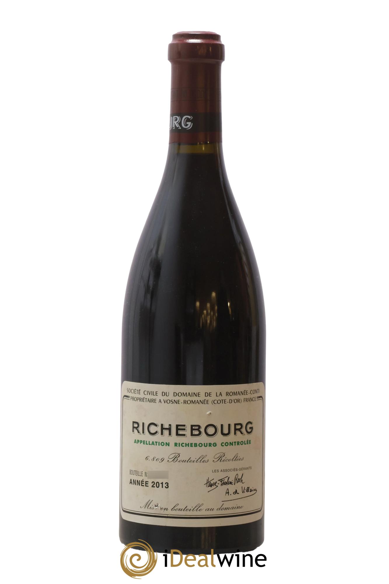 Richebourg Grand Cru Domaine de la Romanée-Conti 2013 - Lot de 1 bouteille - 0