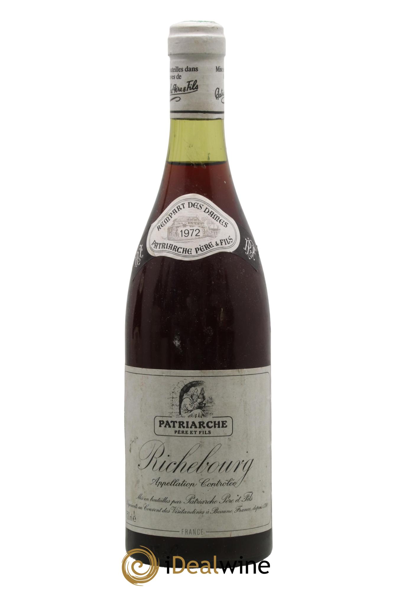 Richebourg Grand Cru Patriarche 1972 - Lot de 1 bouteille - 0
