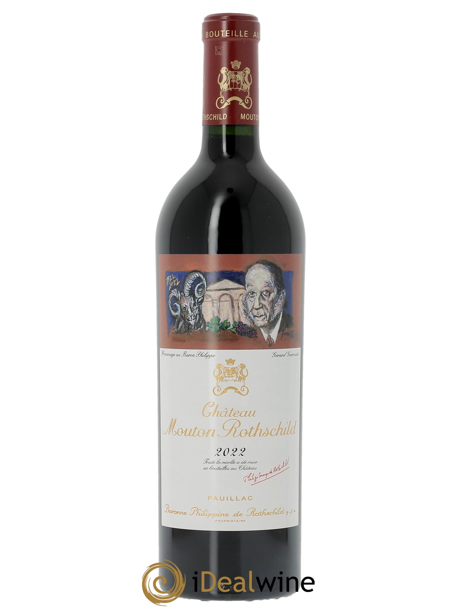 Château Mouton Rothschild 1er Grand Cru Classé (CBO à partir de 6 bts) 2022 - Lot de 1 bouteille - 0