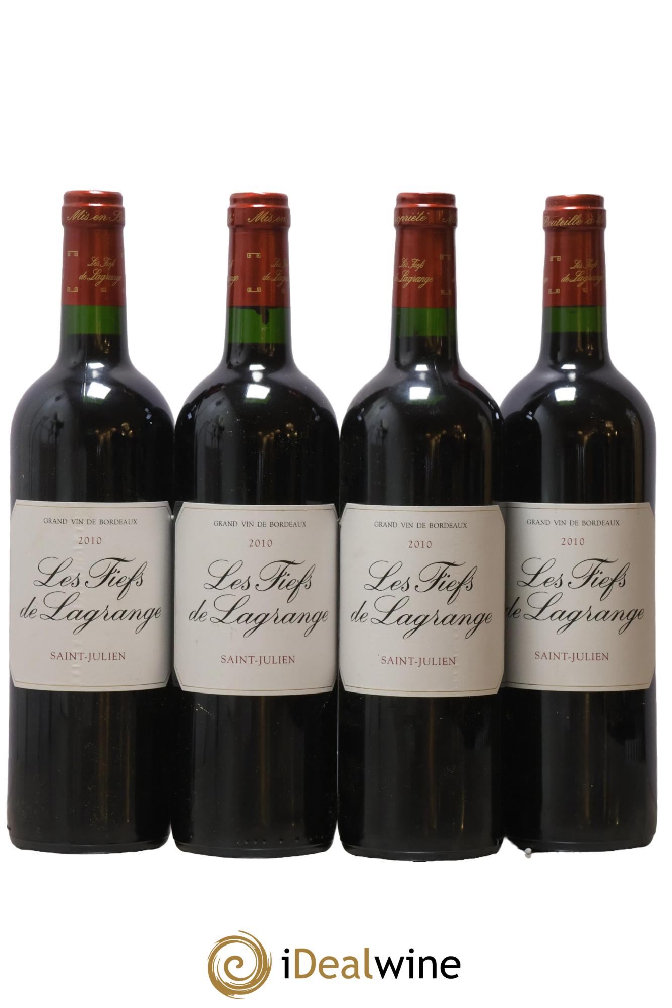 Les Fiefs de Lagrange Second Vin 2010 - Lot de 4 bouteilles - 0