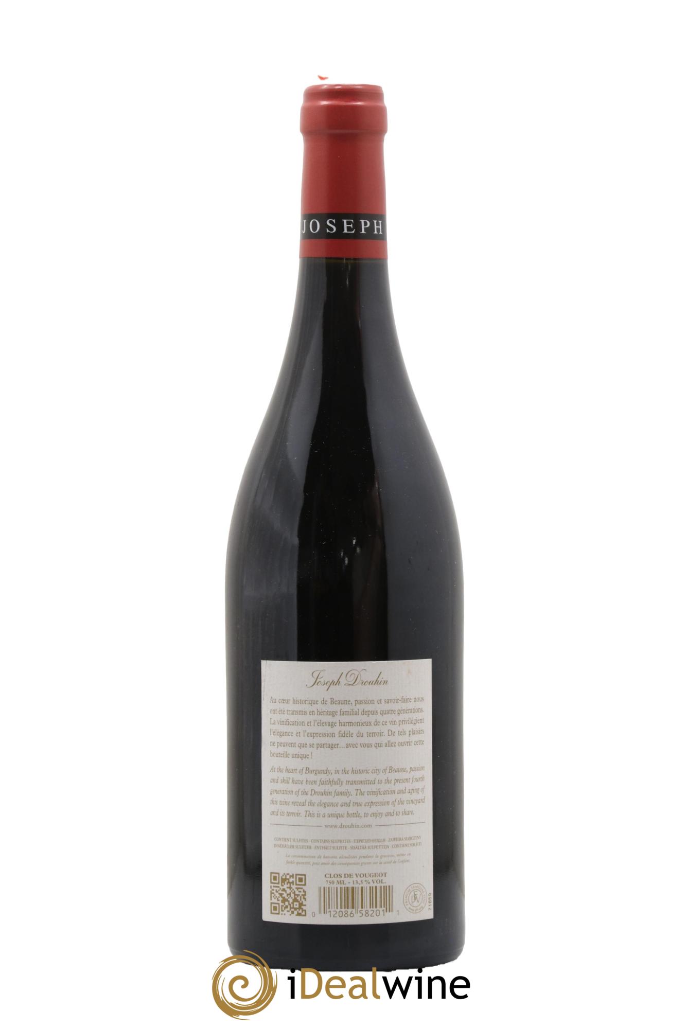 Clos de Vougeot Grand Cru Joseph Drouhin 2020 - Lotto di 1 bottiglia - 1