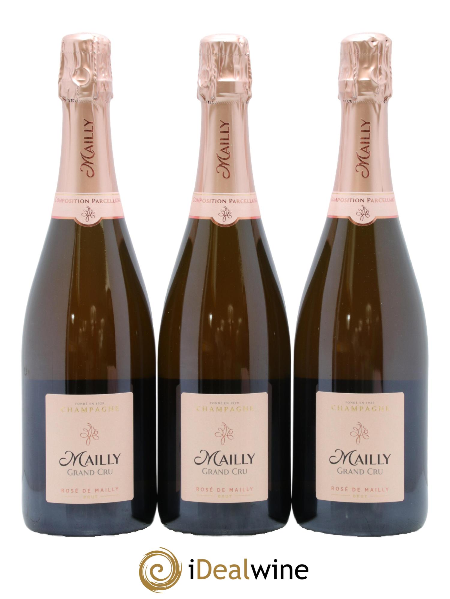 Champagne - Grand Cru Rosé Mailly - Posten von 3 Flaschen - 0