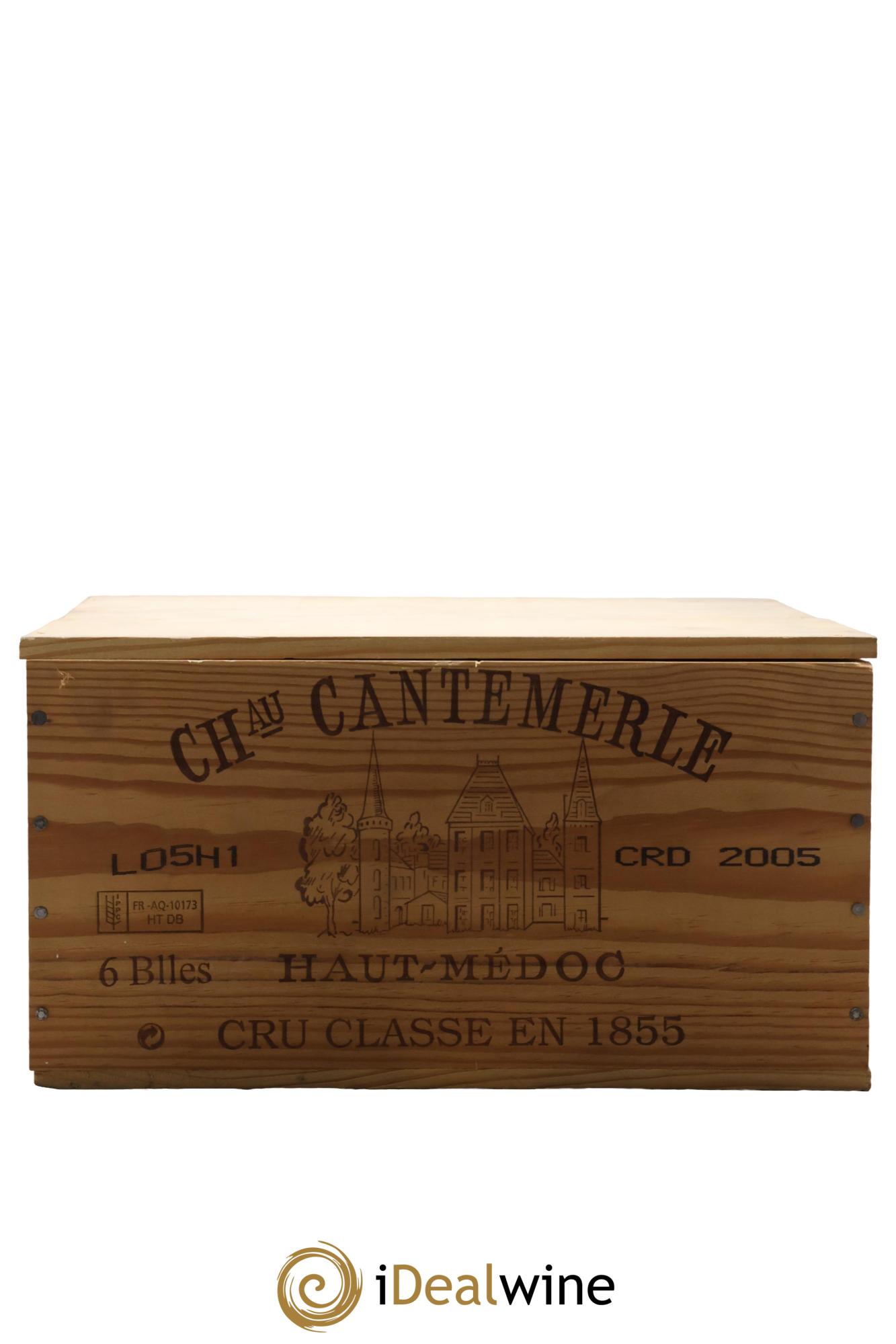 Château Cantemerle 5ème Grand Cru Classé 2005 - Lot of 6 bottles - 1