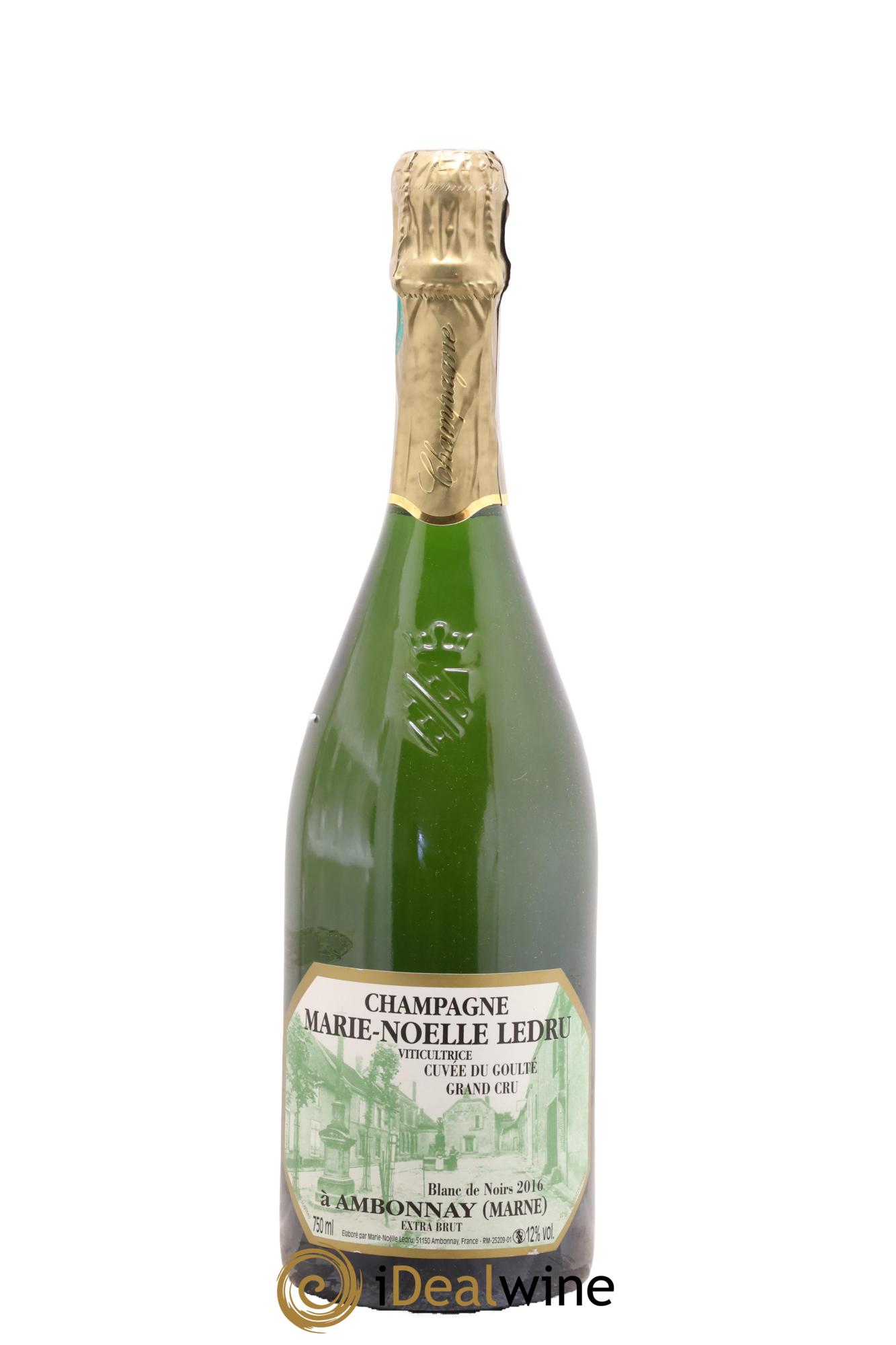 Cuvée du Goulté Blanc de Noirs Marie-Noëlle Ledru 2016 - Lotto di 1 bottiglia - 0