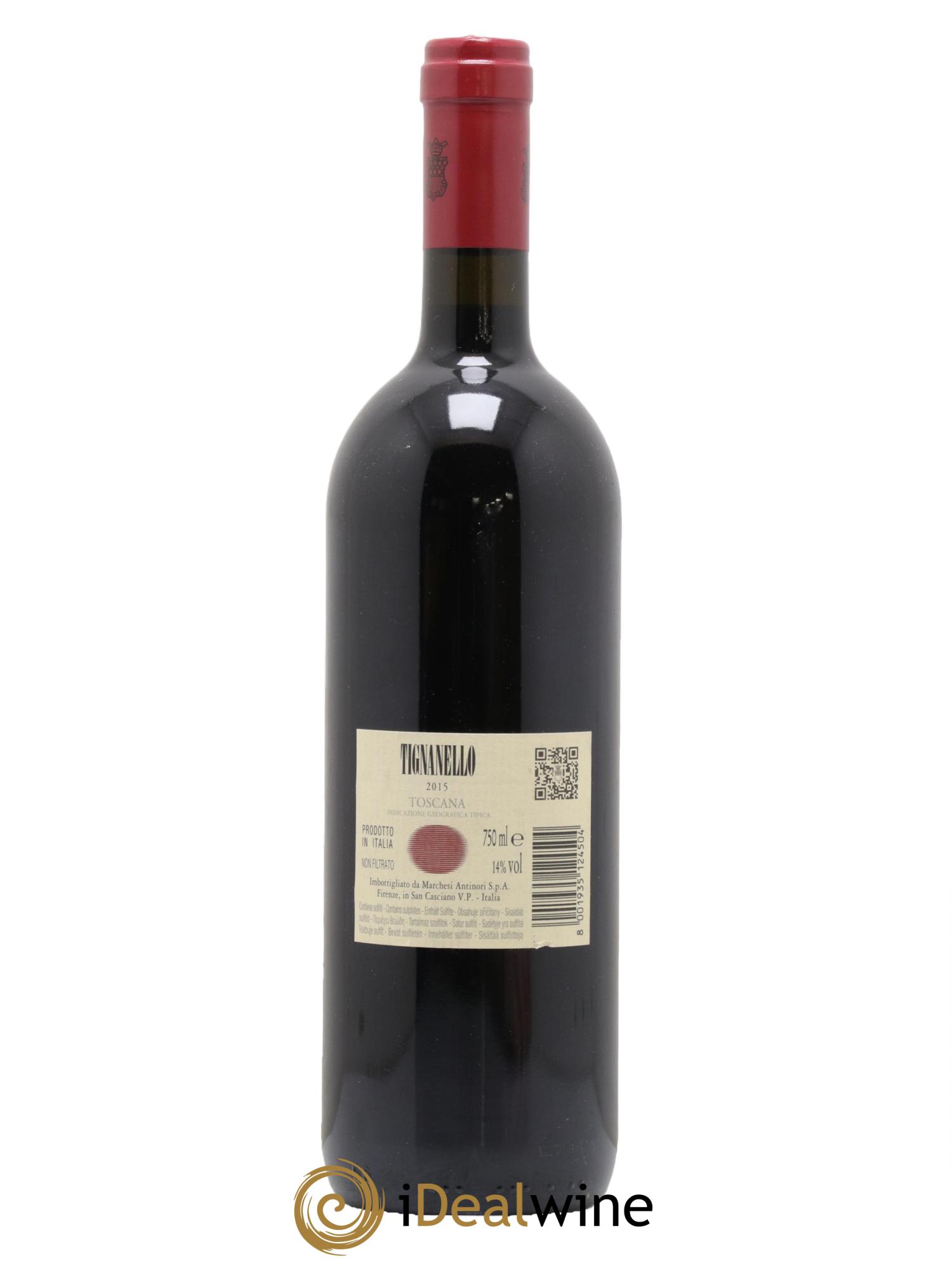 Toscana IGT Tignanello Tenuta Tignanello - Marchesi Antinori Tignanello Antinori 2015 - Posten von 1 Flasche - 1