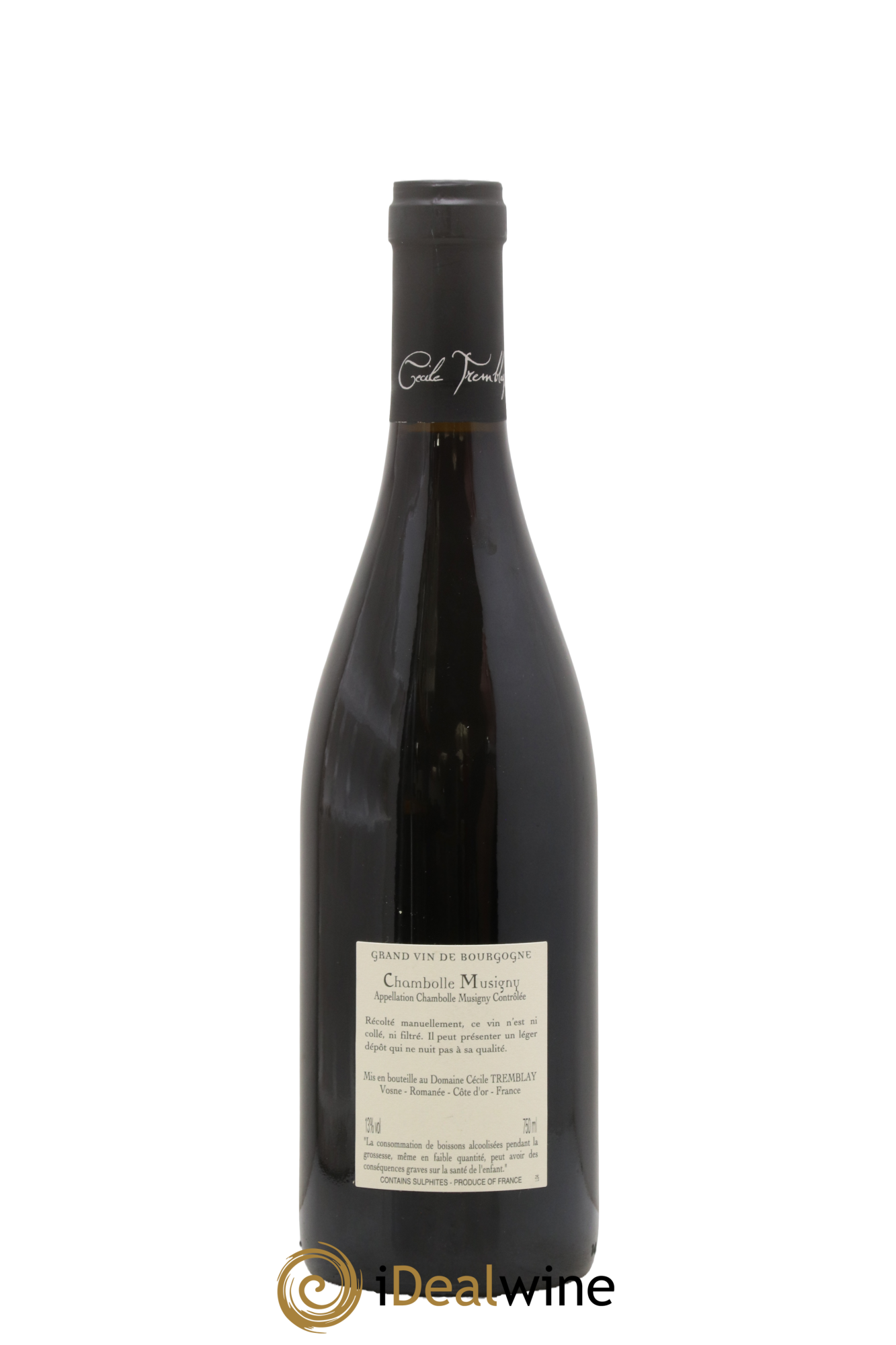 Chambolle-Musigny Les Cabottes Cécile Tremblay 2023 - Lot de 1 bouteille - 1
