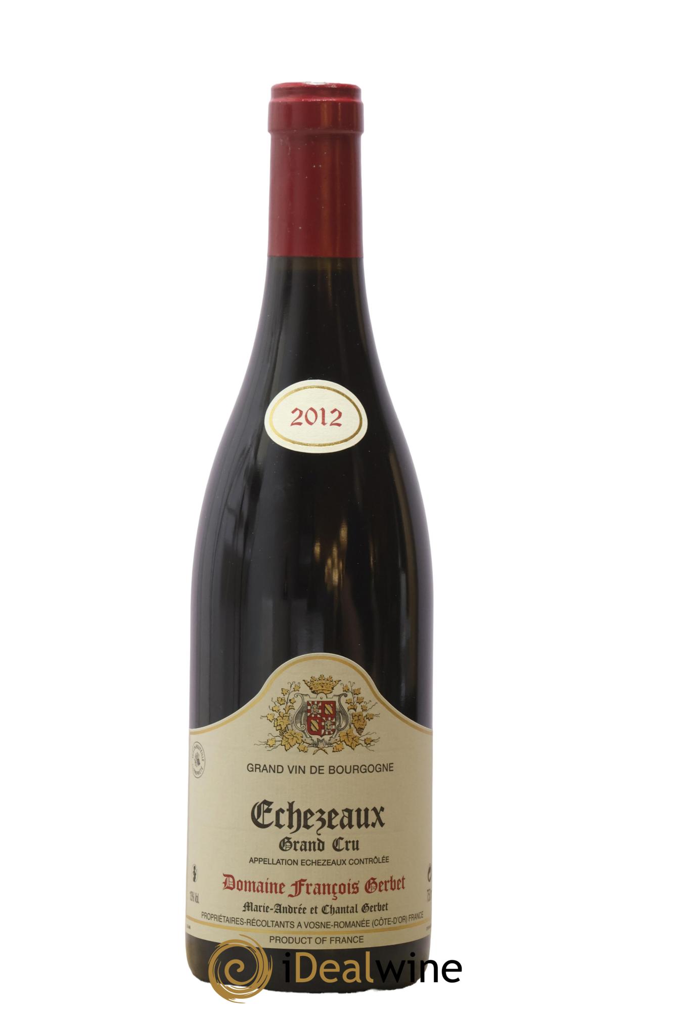Echezeaux Grand Cru François Gerbet 2012 - Lot de 1 bouteille - 0