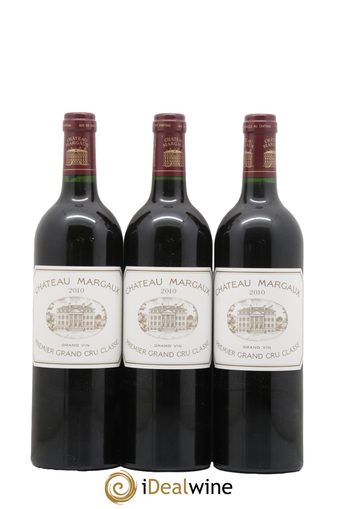 Château Margaux 1er Grand Cru Classé 2010 - Lot de 6 bouteilles - 1