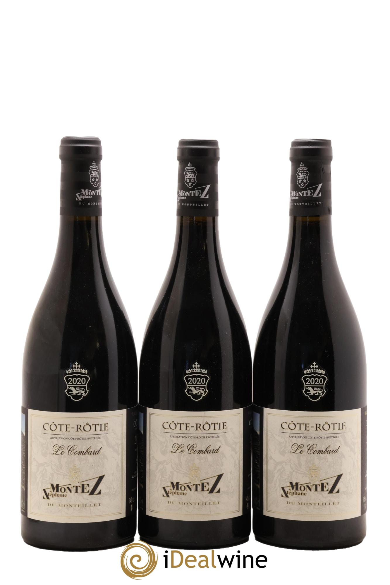 Côte-Rôtie Le Combard Domaine du Monteillet 2020 - Lot de 3 bouteilles - 0