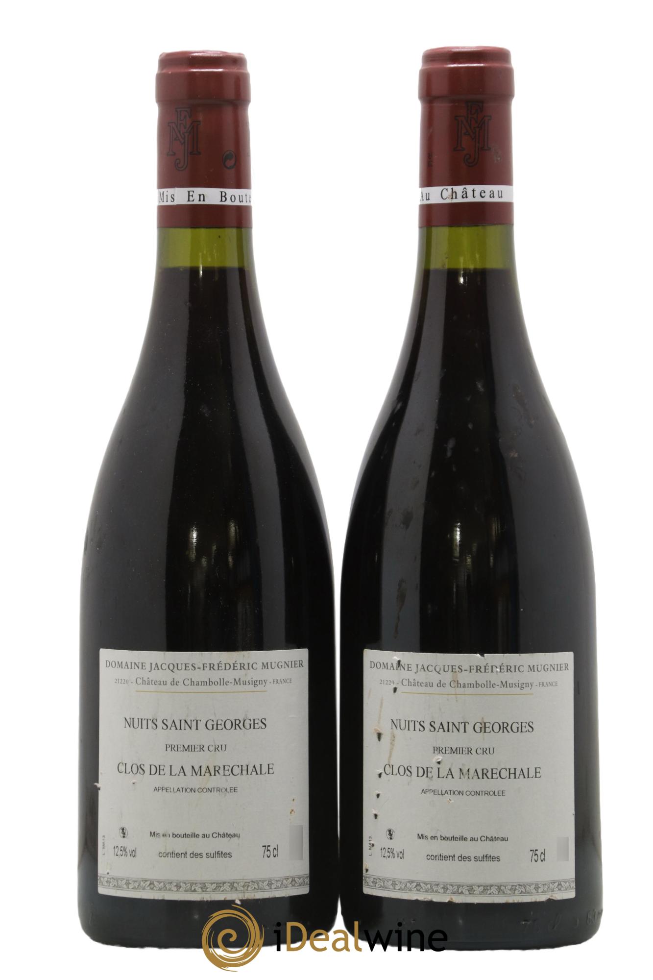 Nuits-Saint-Georges 1er Cru Clos de La Maréchale Jacques-Frédéric Mugnier 2013 - Lot of 2 bottles - 1