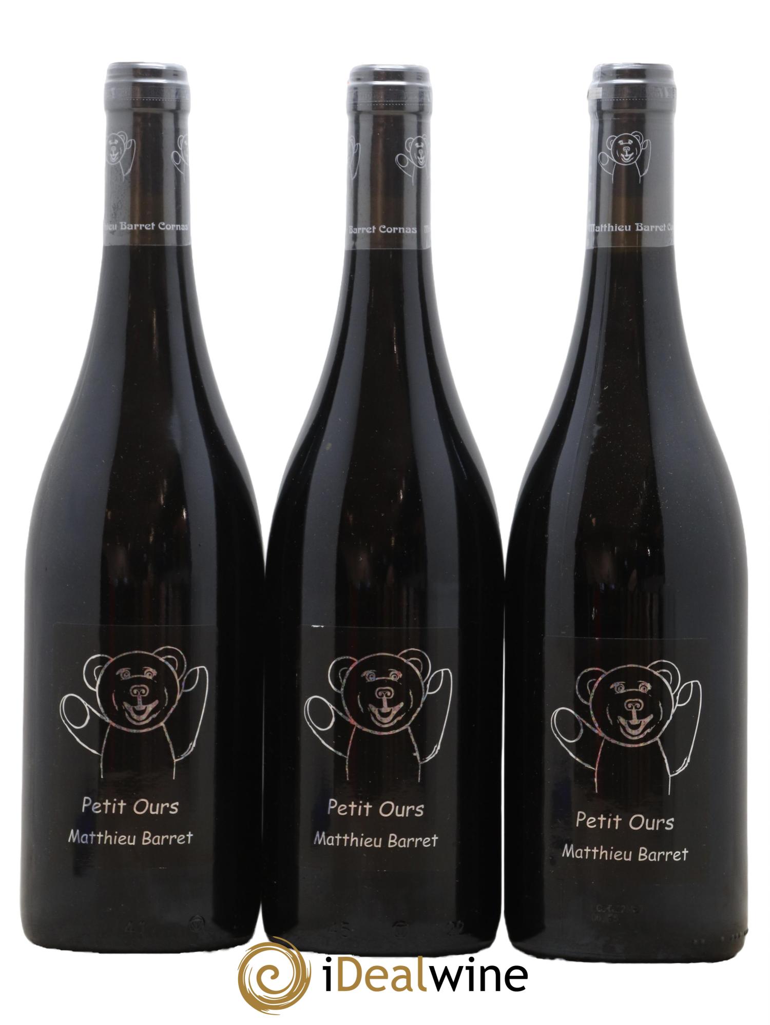 Côtes-du-Rhône Petit Ours Brun Coulet (Domaine du) - Matthieu Barret 2022 - Lotto di 3 bottiglie - 0