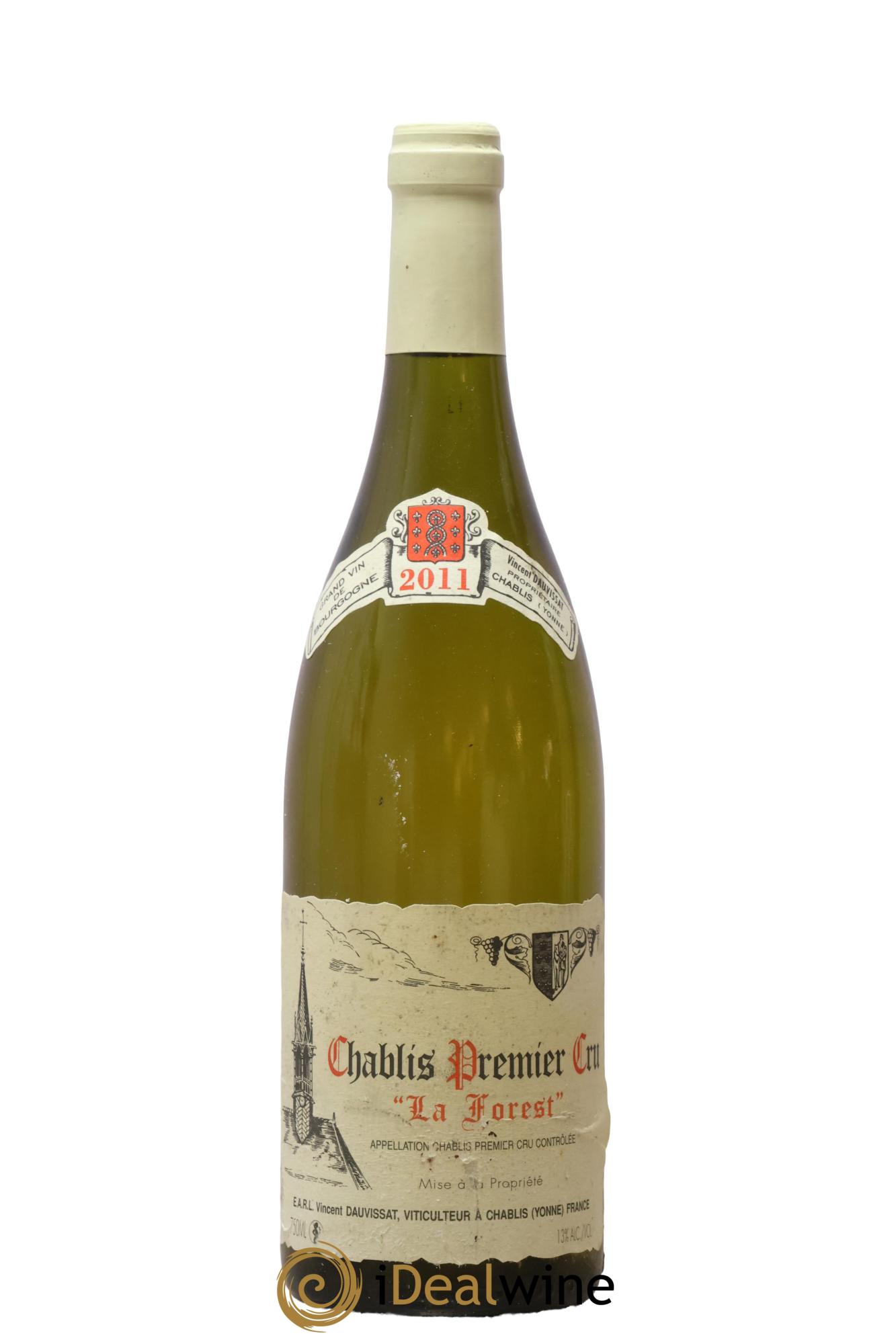 Chablis 1er Cru La Forest Vincent Dauvissat (Domaine) 2011 - Posten von 1 Flasche - 0