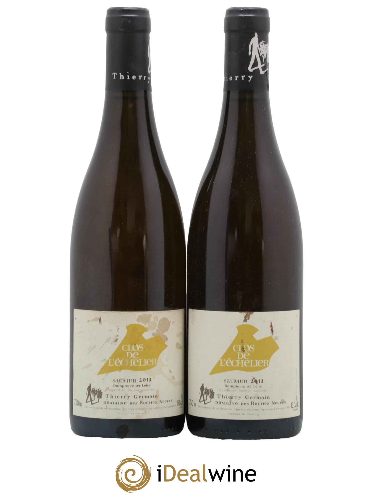 Saumur l'Echelier Domaine des Roches Neuves - Thierry Germain 2013 - Lot de 2 bouteilles - 0