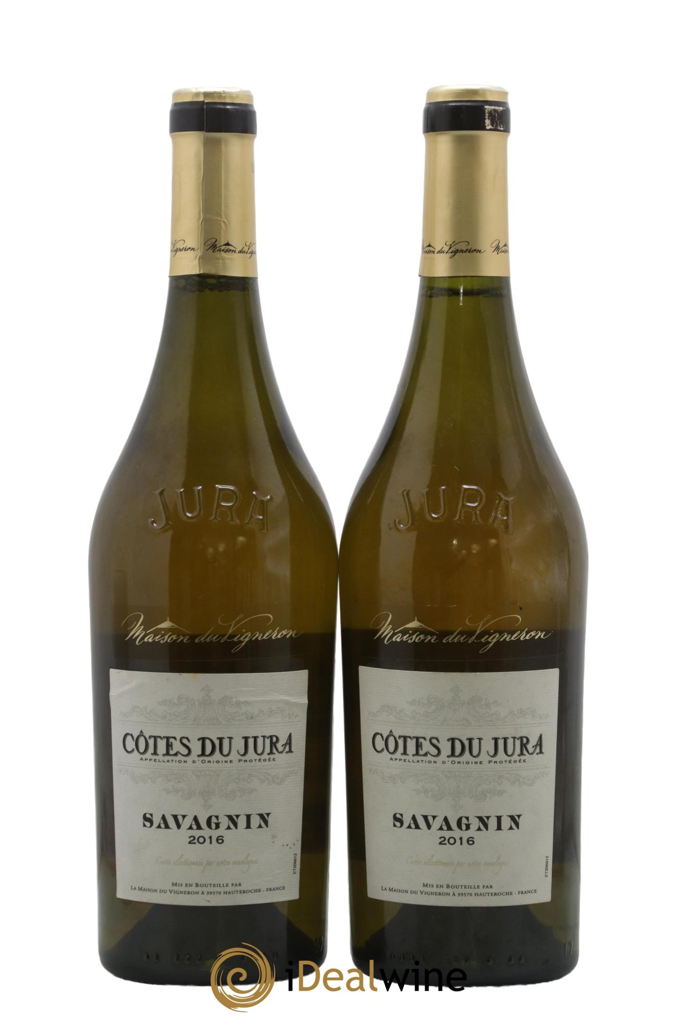 Côtes du Jura Savagnin Maison Des Vignerons 2016 - Posten von 2 Flaschen - 0