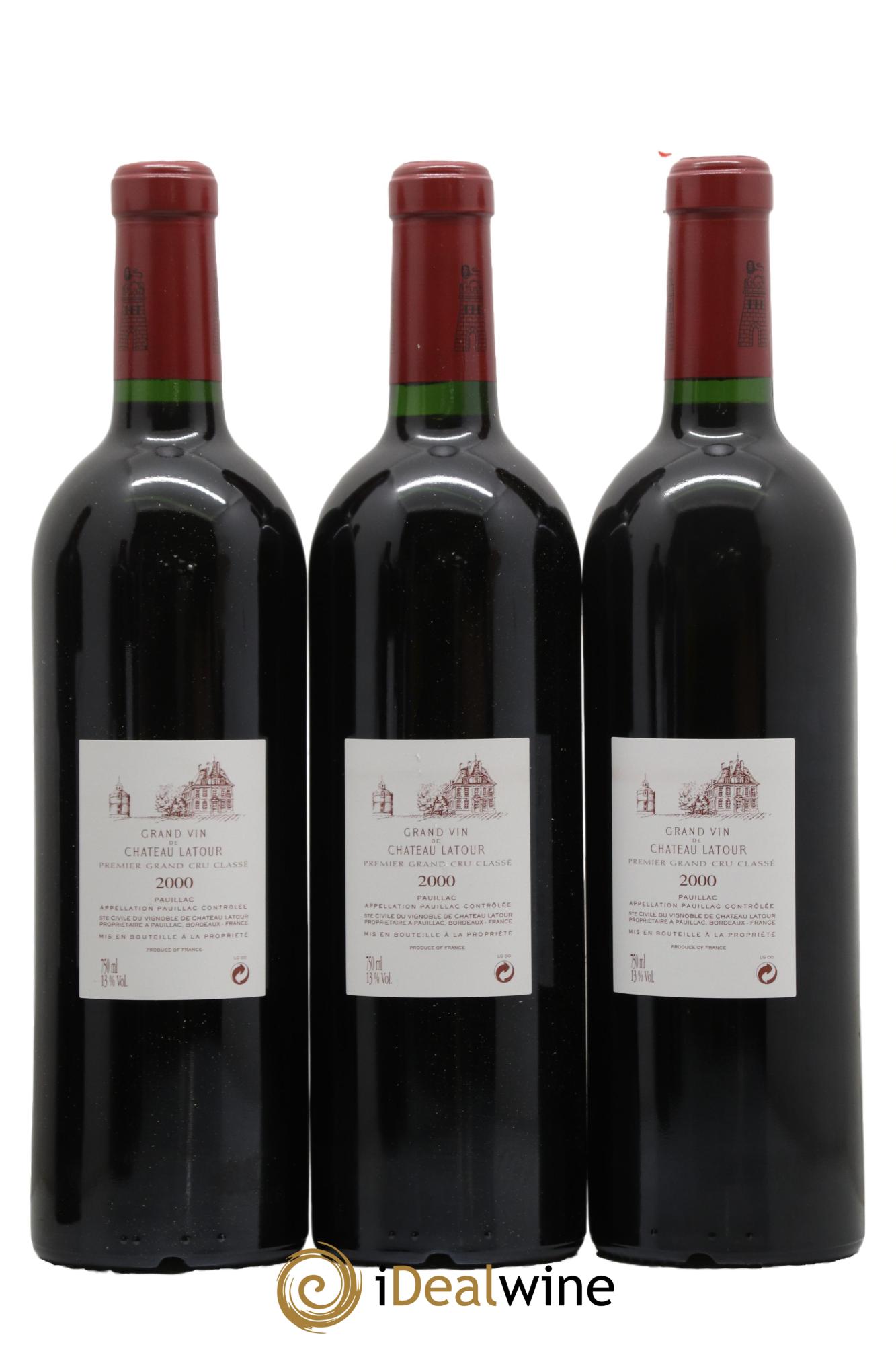 Château Latour 1er Grand Cru Classé 2000 - Lotto di 6 bottiglie - 2