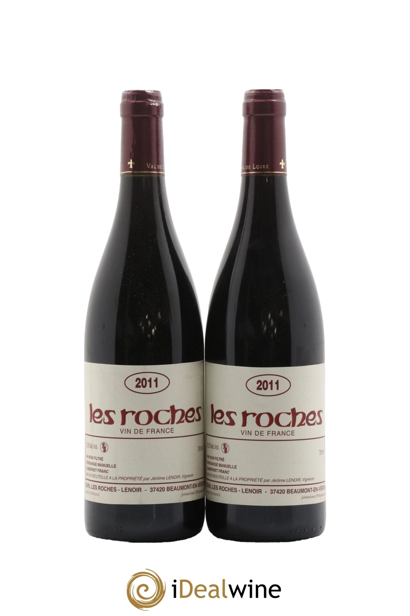 Vin de France Les Roches Lenoir (Domaine) 2011 - Lot de 2 bouteilles - 0