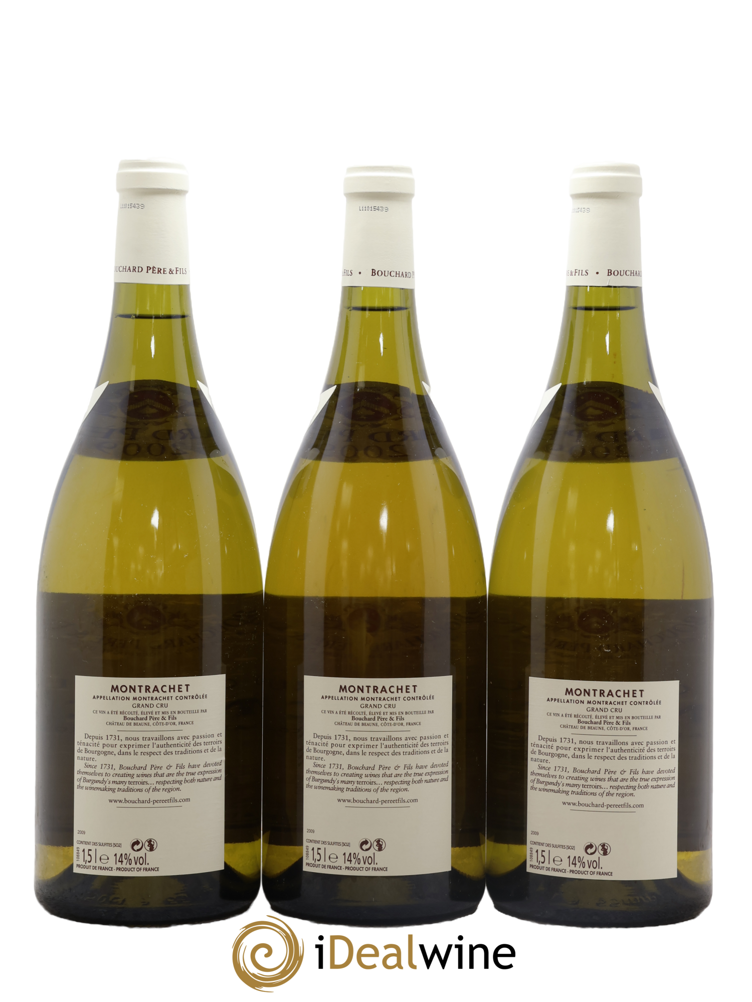 Montrachet Grand Cru Bouchard Père & Fils 2009 - Lot de 6 magnums - 4