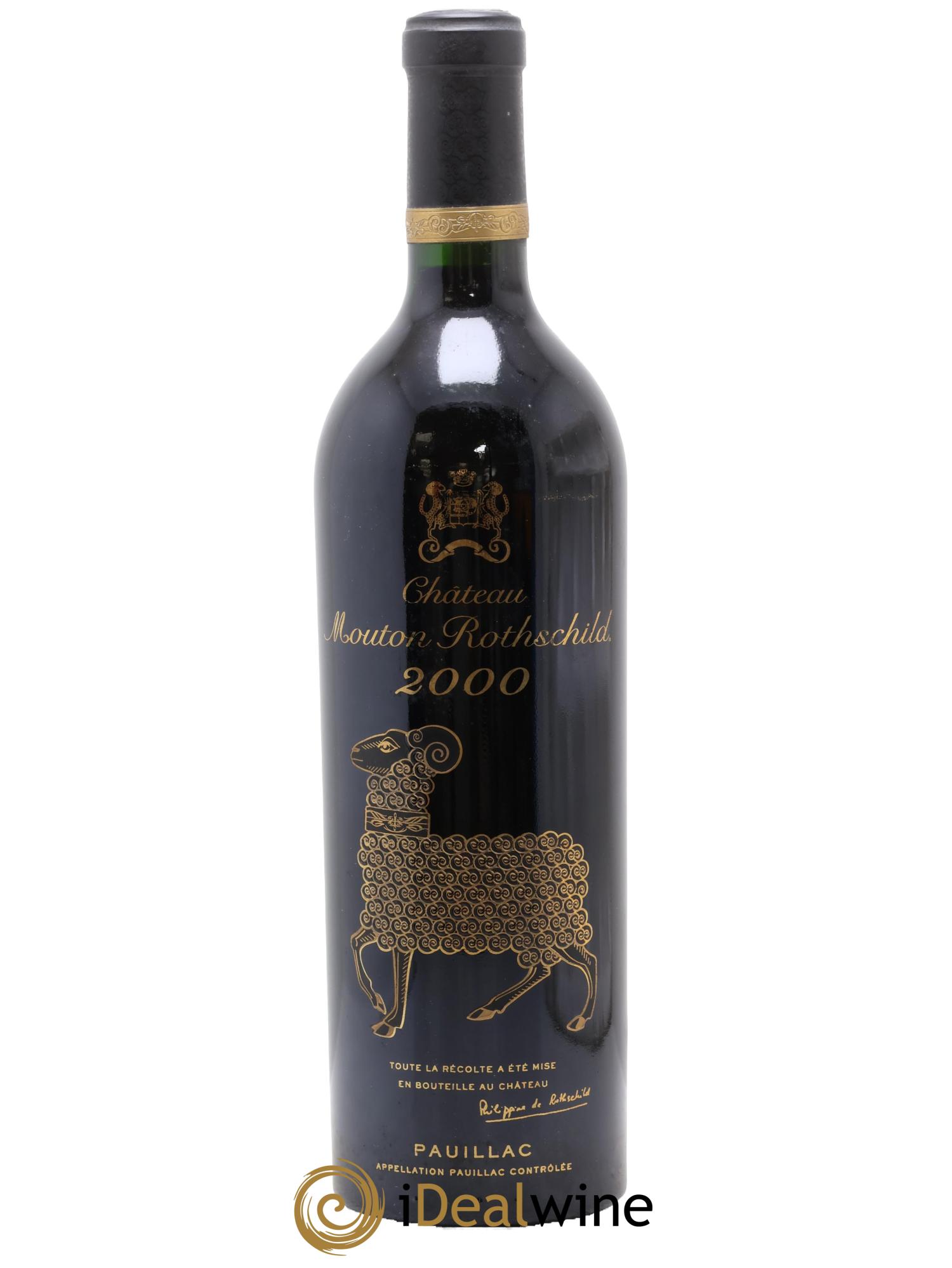 Château Mouton Rothschild 1er Grand Cru Classé 2000 - Lot of 1 bottle - 0