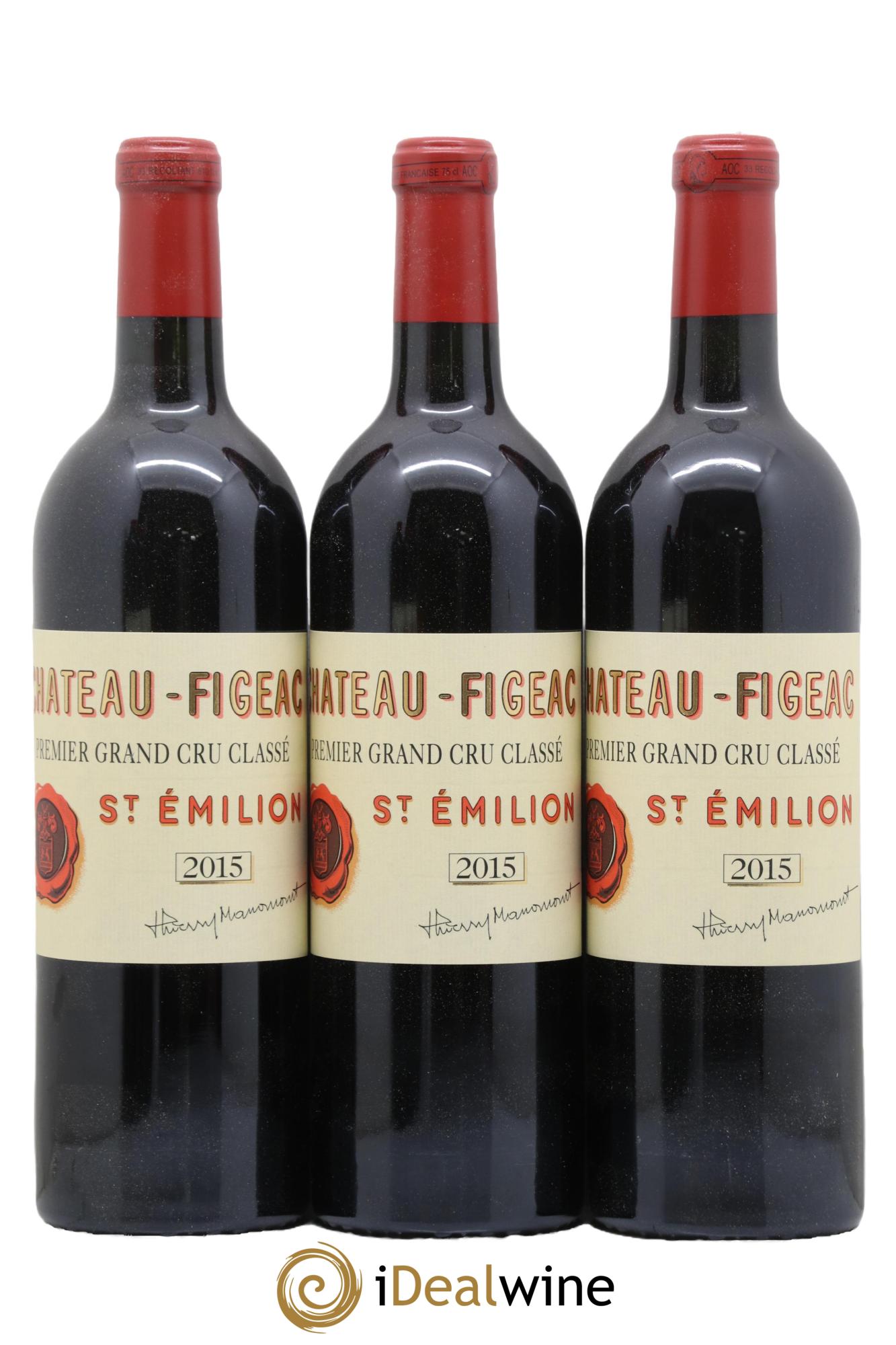 Château Figeac 1er Grand Cru Classé A 2015 - Lotto di 6 bottiglie - 1