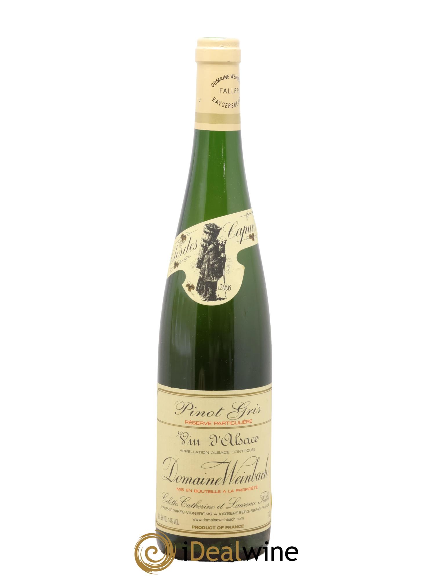 Alsace Pinot Gris (Tokay) Réserve Particulière Weinbach (Domaine) 2006 - Lot de 1 bouteille - 0