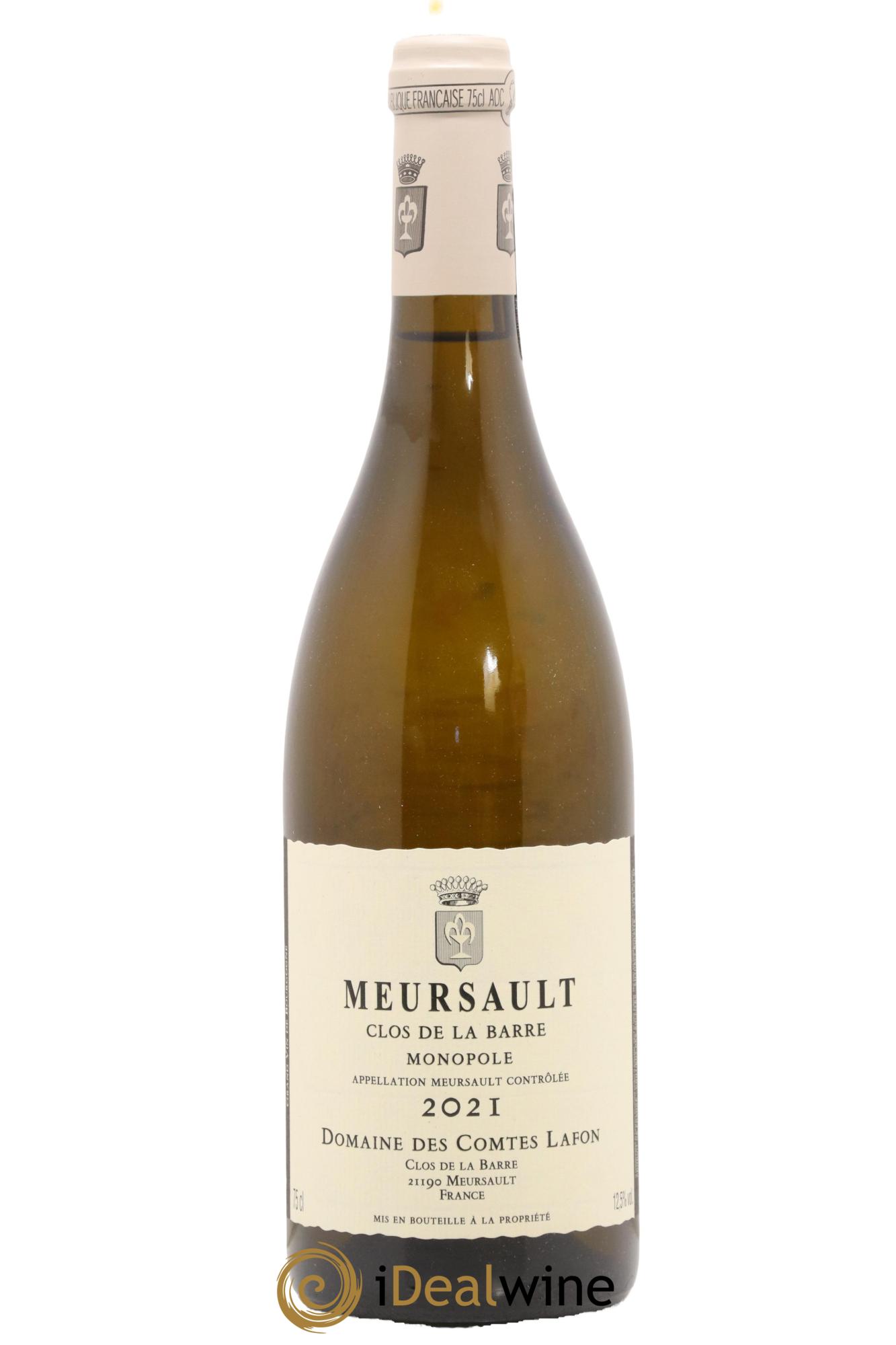 Meursault Clos de la Barre Comtes Lafon (Domaine des) 2021 - Lot de 1 bouteille - 0