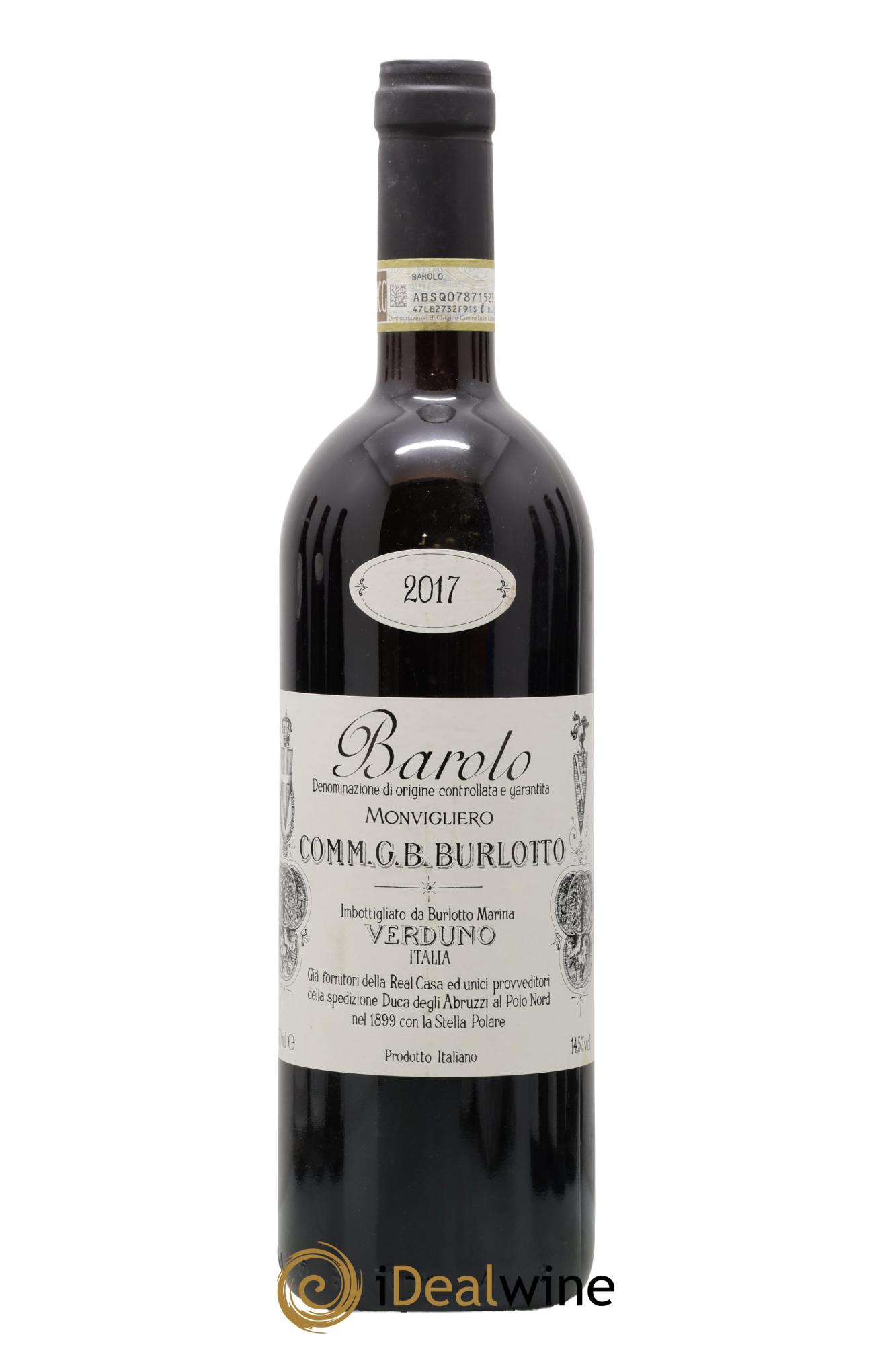 Barolo DOCG Monvigliero Comm. Giovan Battista Burlotto 2017 - Lot of 1 bottle - 0