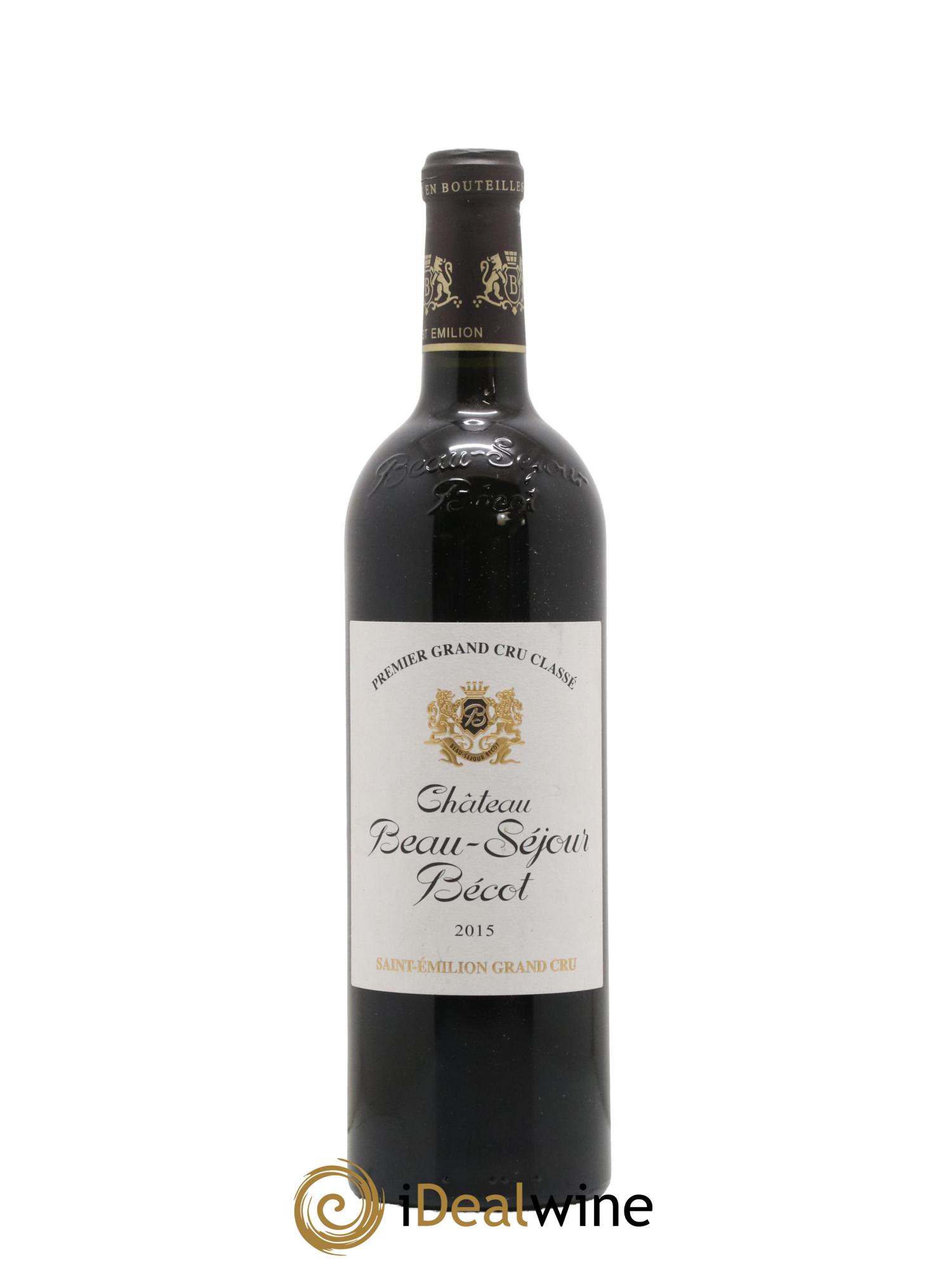Château Beau-Séjour Bécot 1er Grand Cru Classé B 2015 - Lot de 1 bouteille - 0
