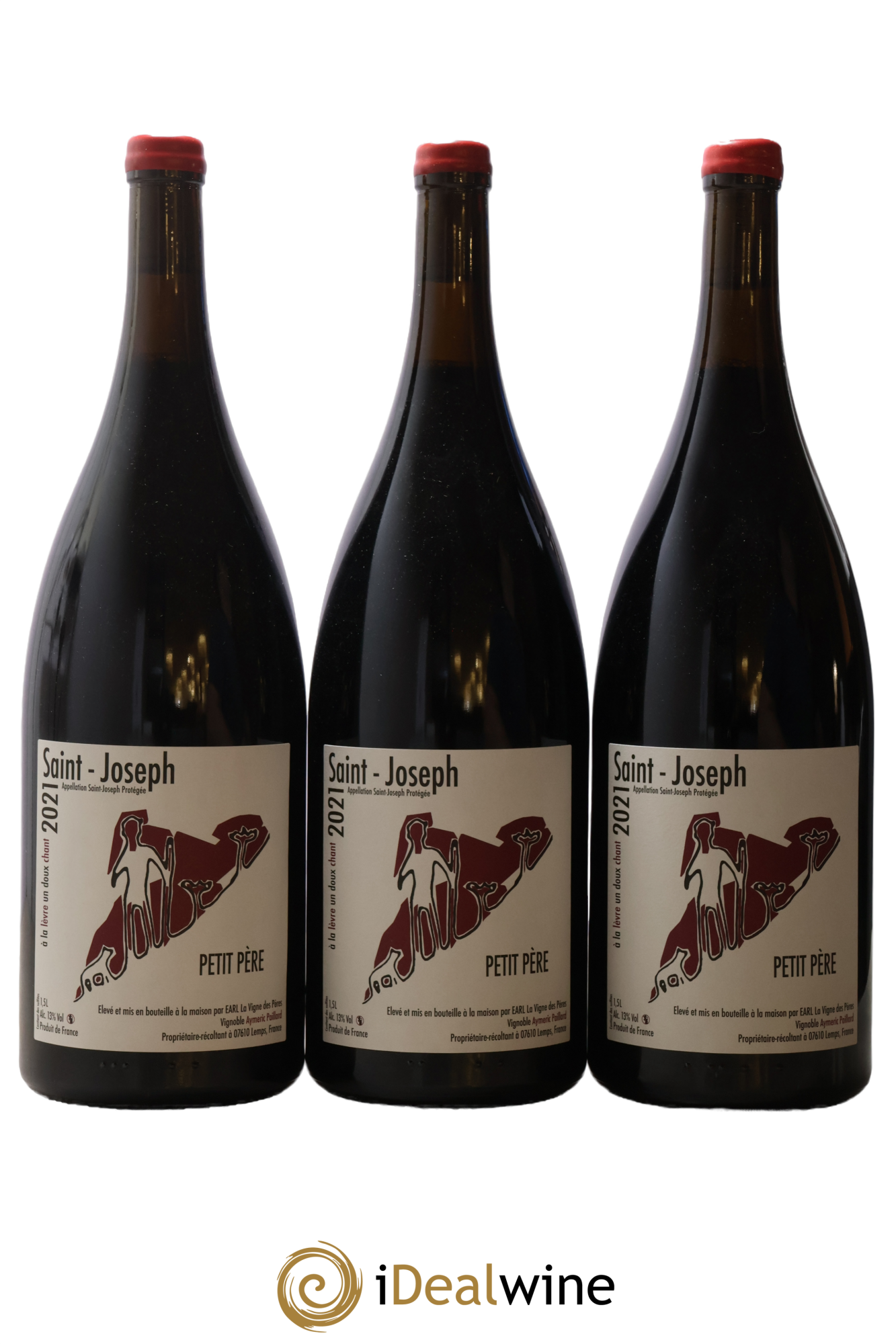 Saint-Joseph Petit Pere La Vigne Des Peres 2021 - Lot de 3 magnums - 0