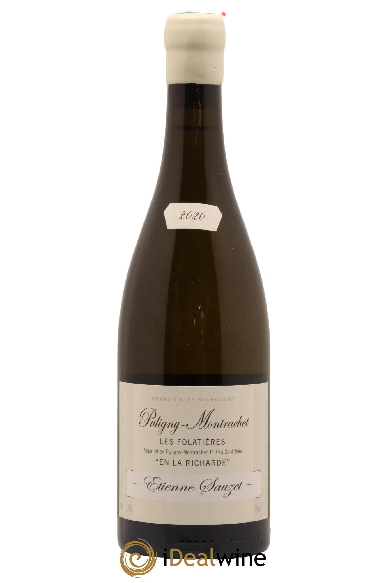 Puligny-Montrachet 1er Cru Les Folatières En La Richarde Etienne Sauzet 2020 - Lot de 1 bouteille - 0