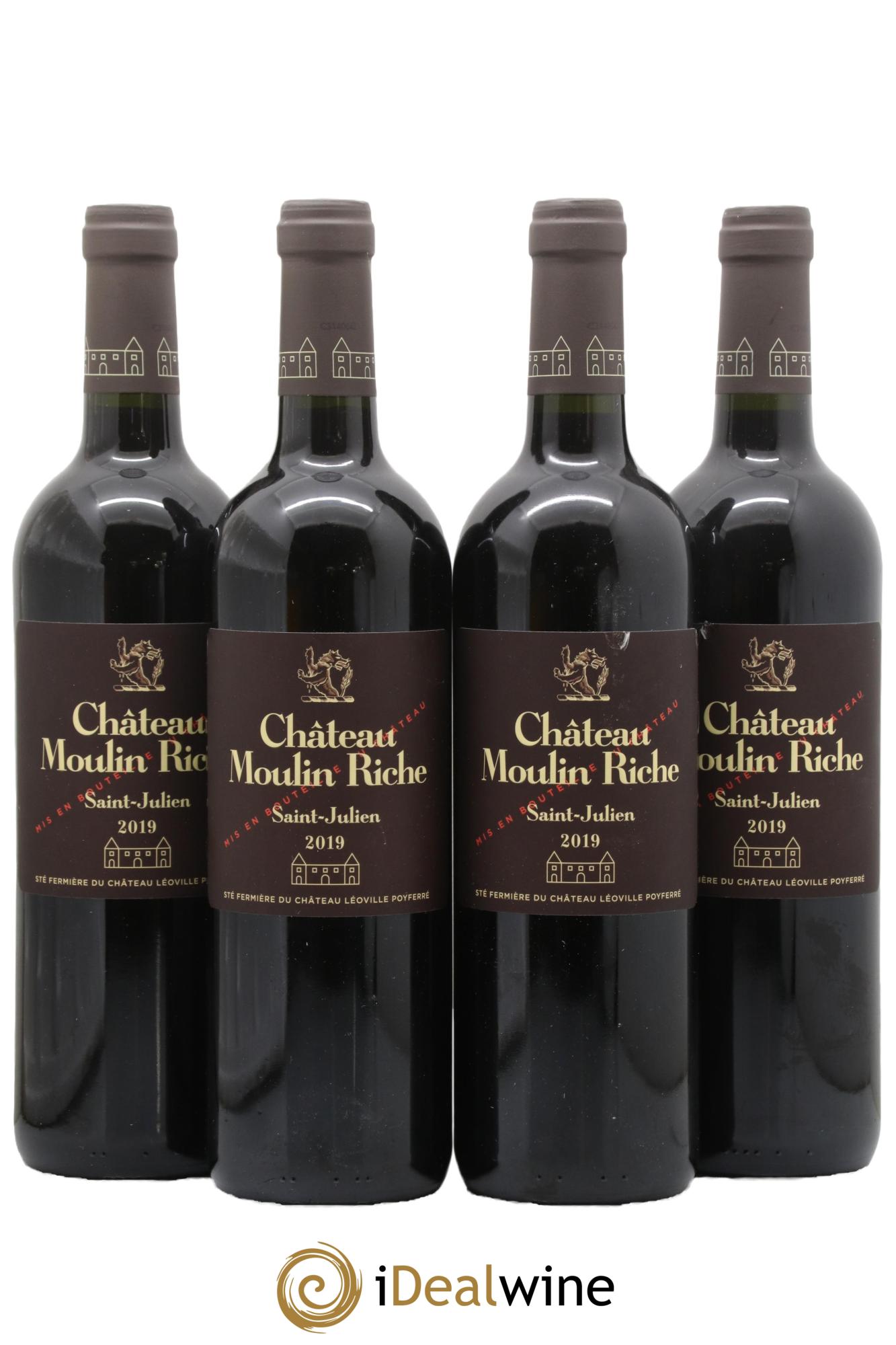 Château Moulin Riche 2019 - Posten von 4 Flaschen - 0