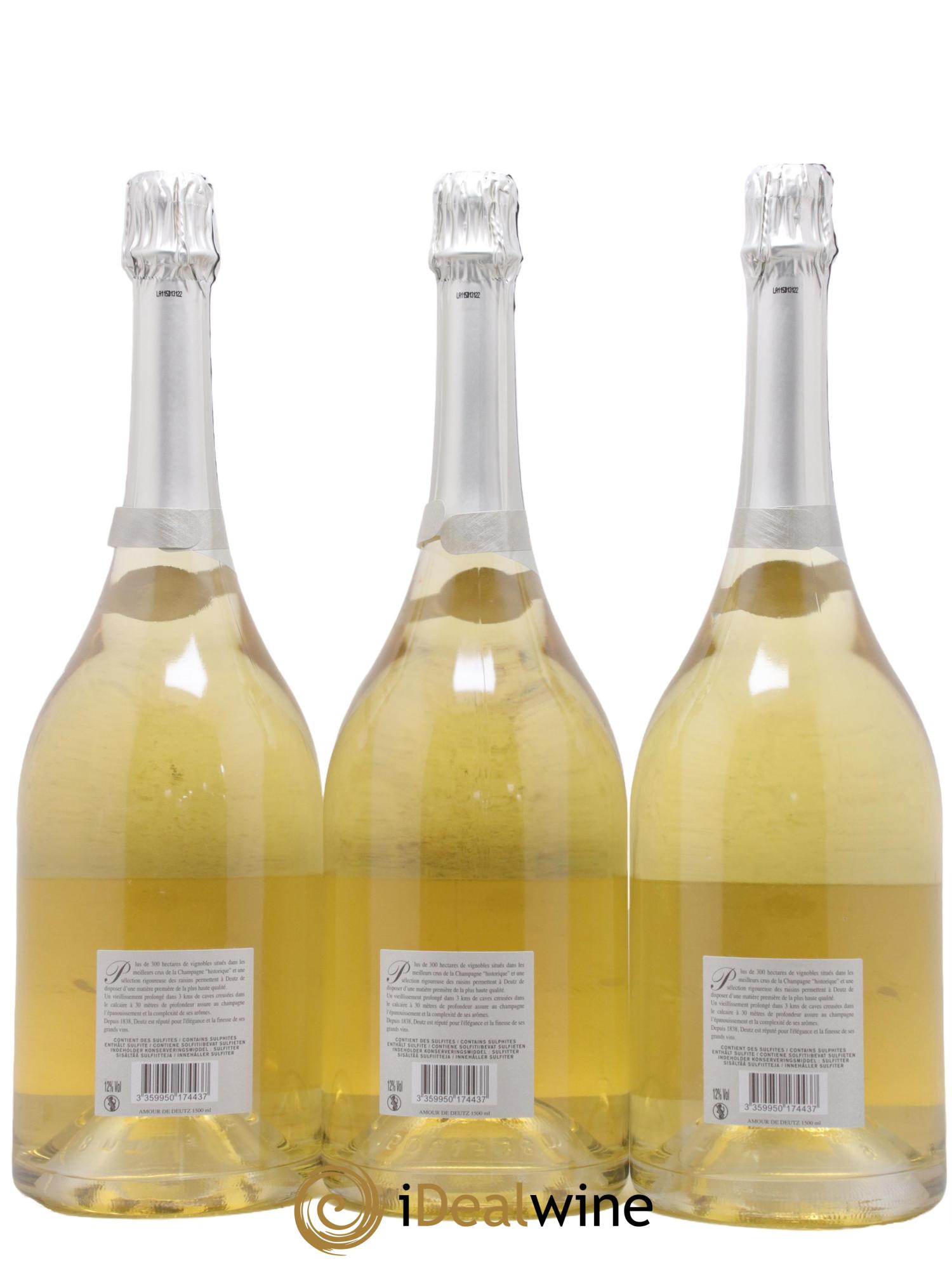 Amour de Deutz Brut Deutz 2011 - Lot of 3 magnums - 1
