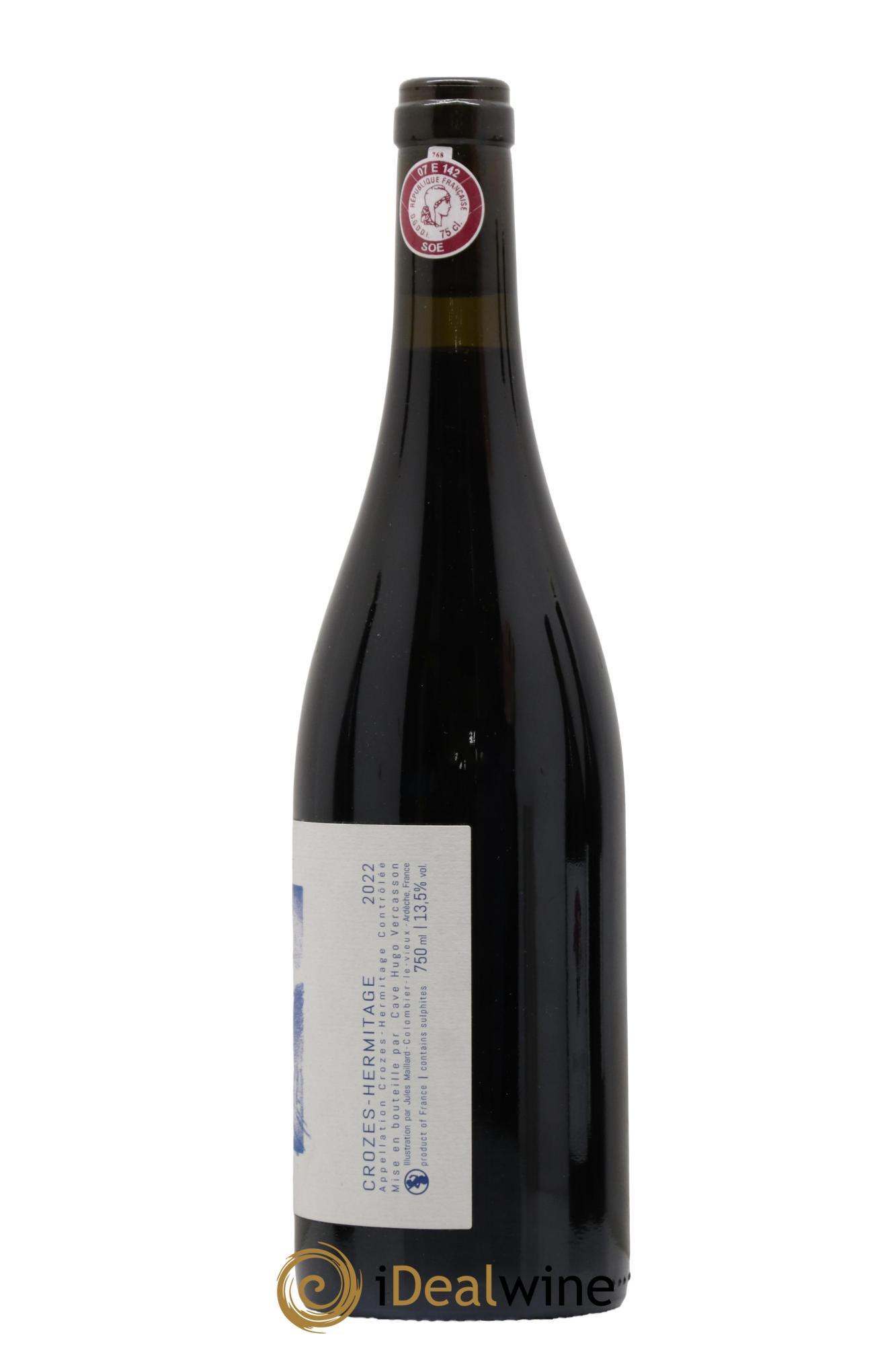 Crozes-Hermitage De L'Autre Côté Domaine Hugo Vercasson 2022 - Lot de 1 bouteille - 1