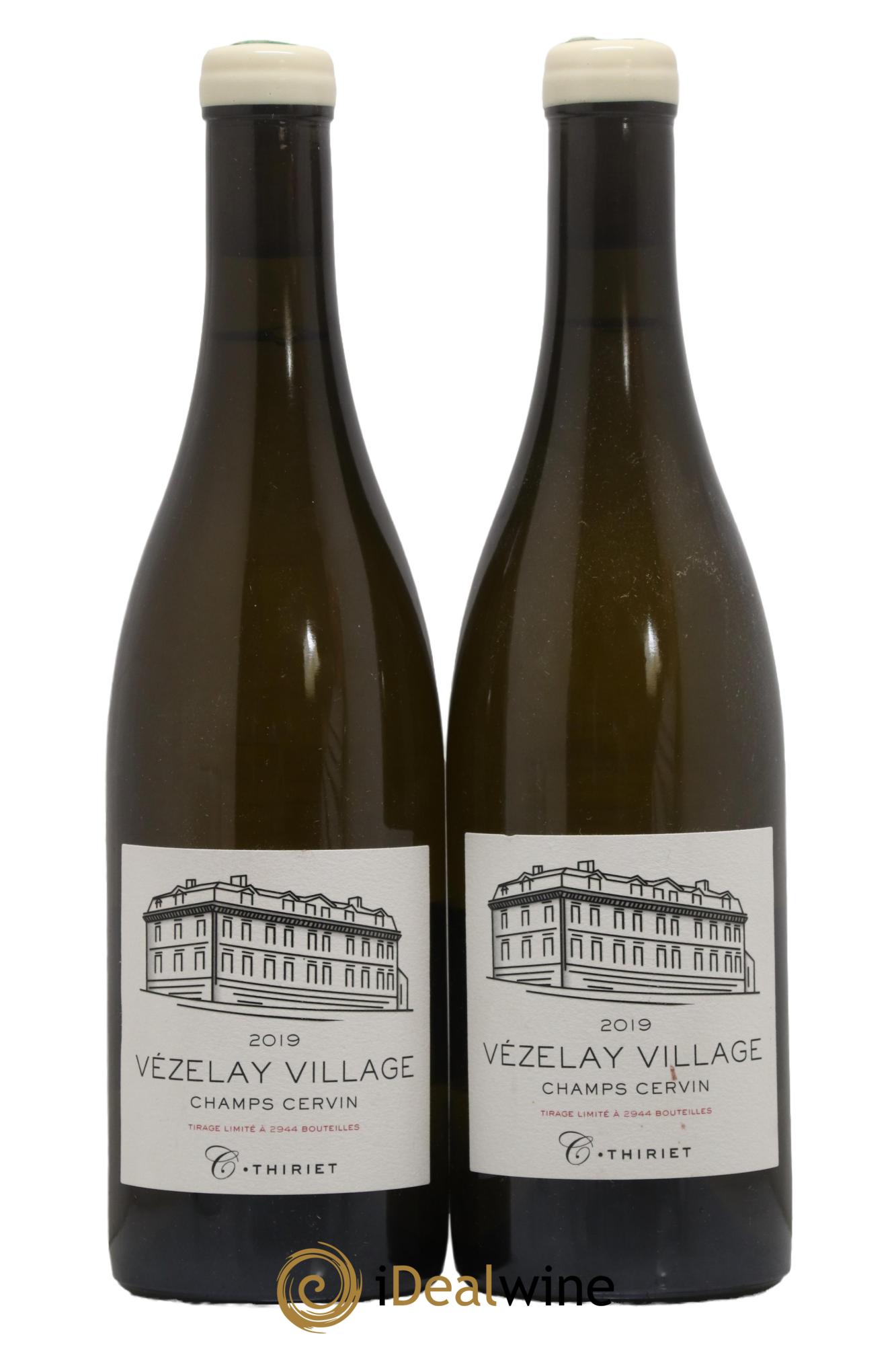 Vézelay Champs Cervin Maison Thiriet 2019 - Lot de 2 bouteilles - 0