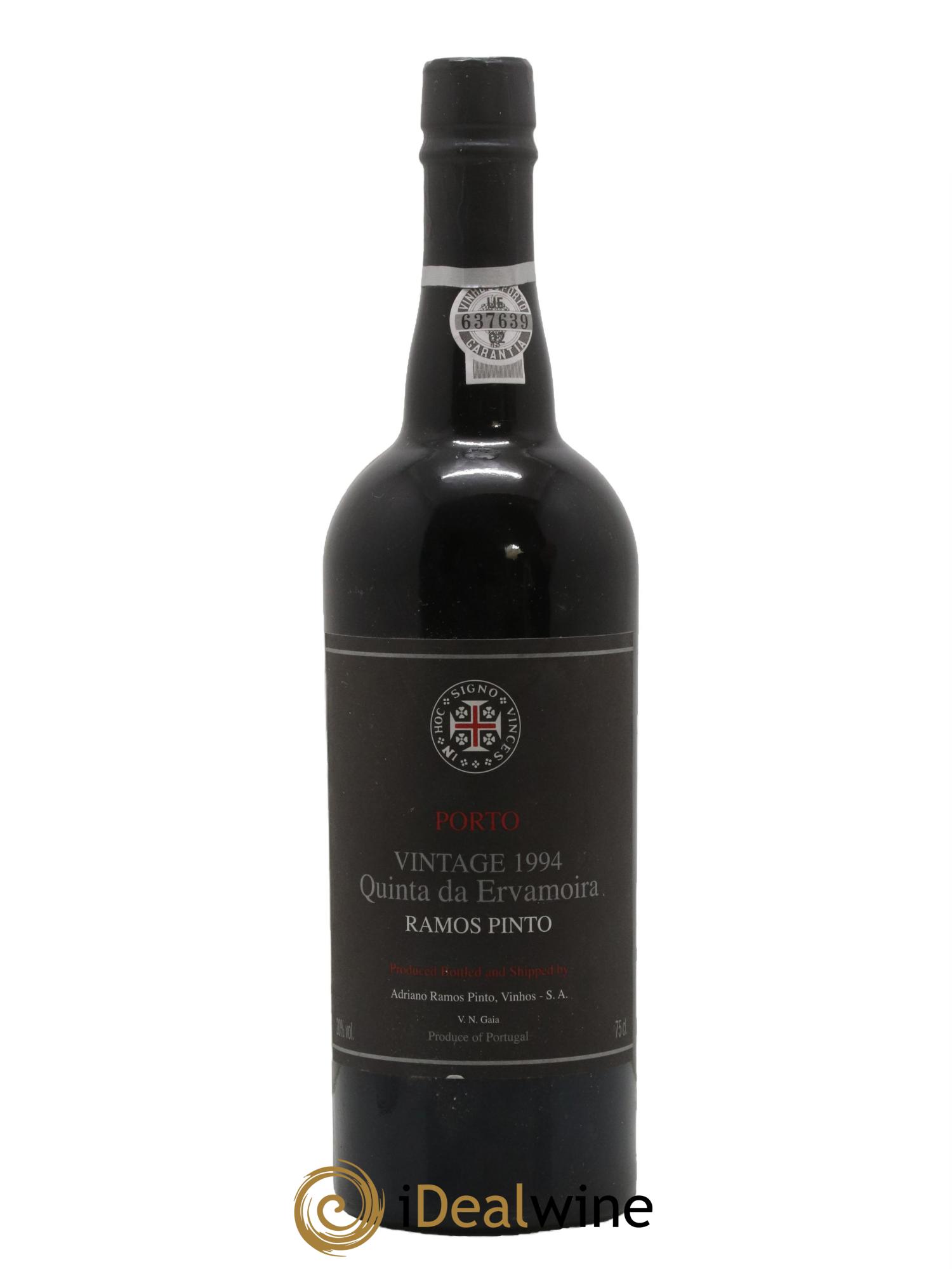 Porto Quinta de Ervamoira Vintage Ramos Pinto 1994 - Lot de 1 bouteille - 0