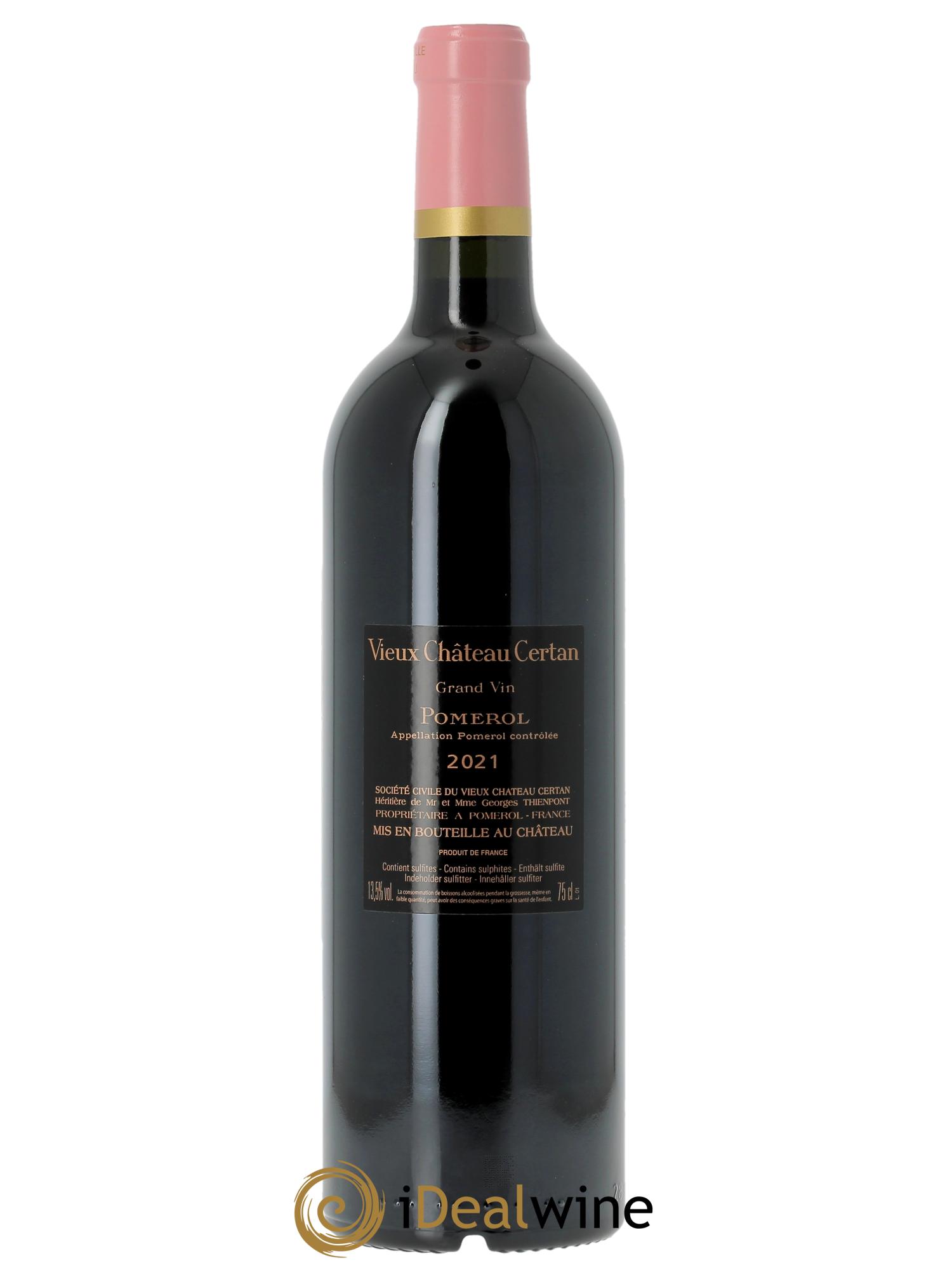 Vieux Château Certan 2021 - Lot of 1 bottle - 1