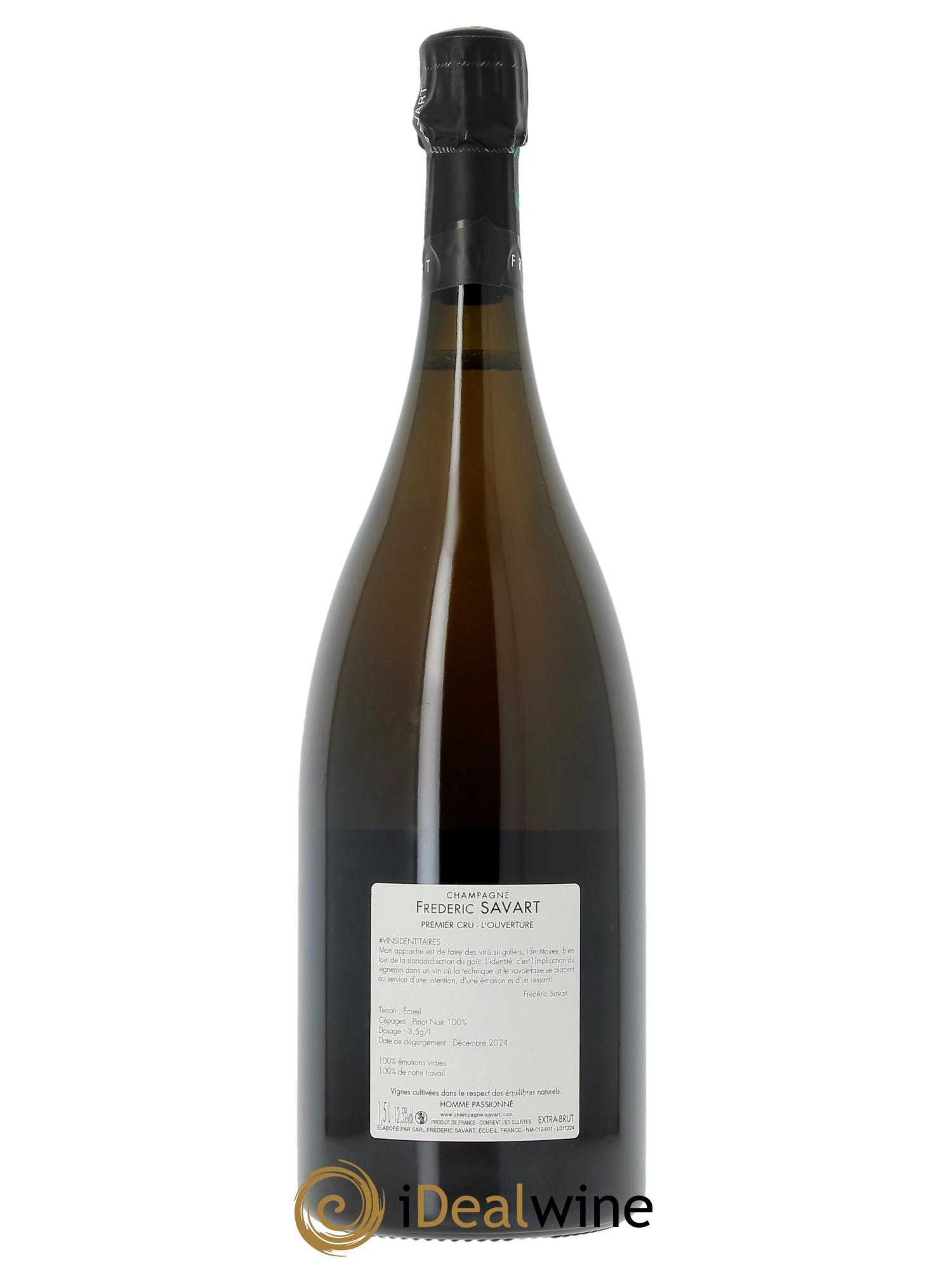 L'Ouverture 1er Cru Brut Savart  - Lot de 1 magnum - 1